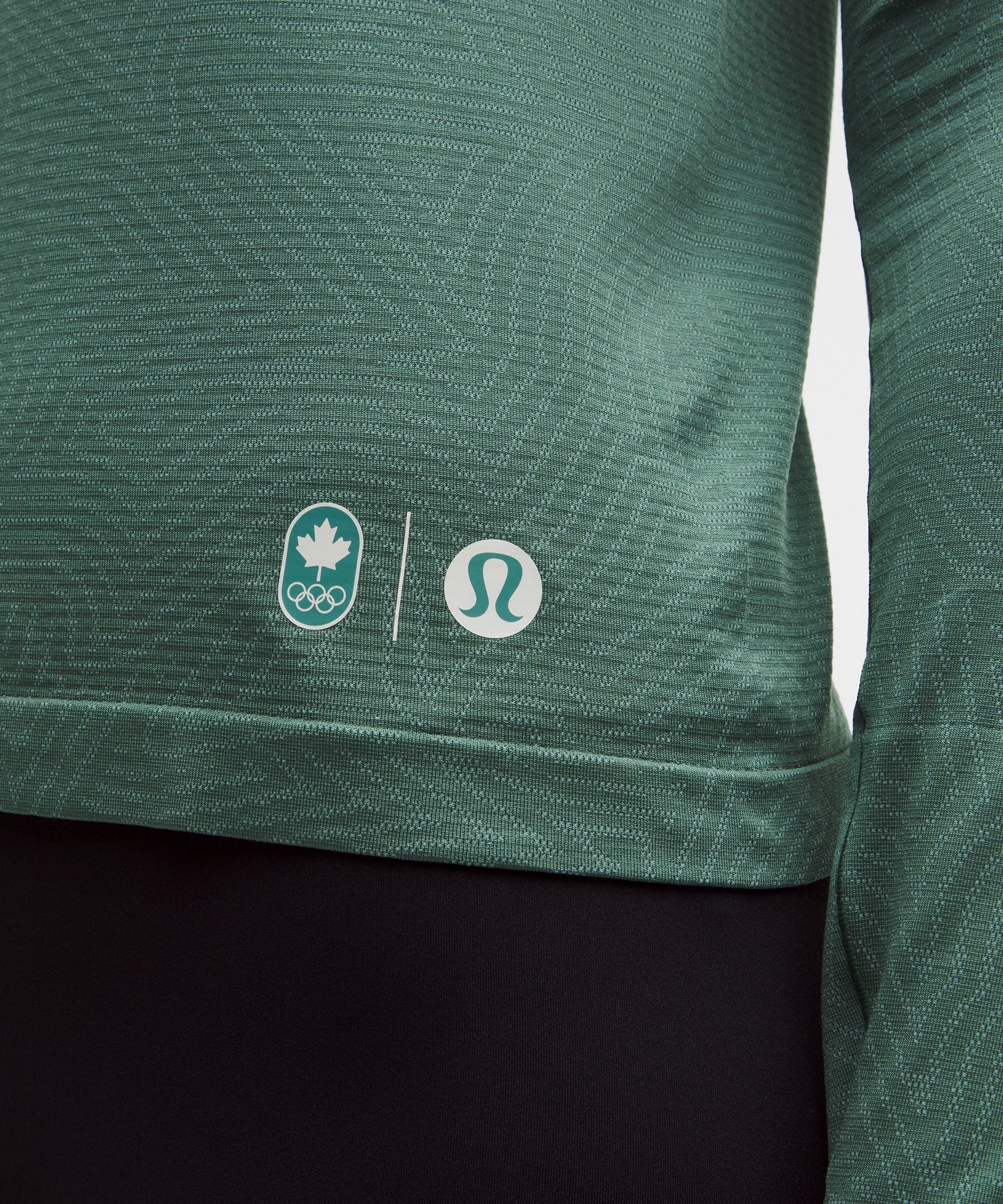 Team Canada Swiftly Tech Long-Sleeve Shirt 2.0 Waist Length *COC Logo