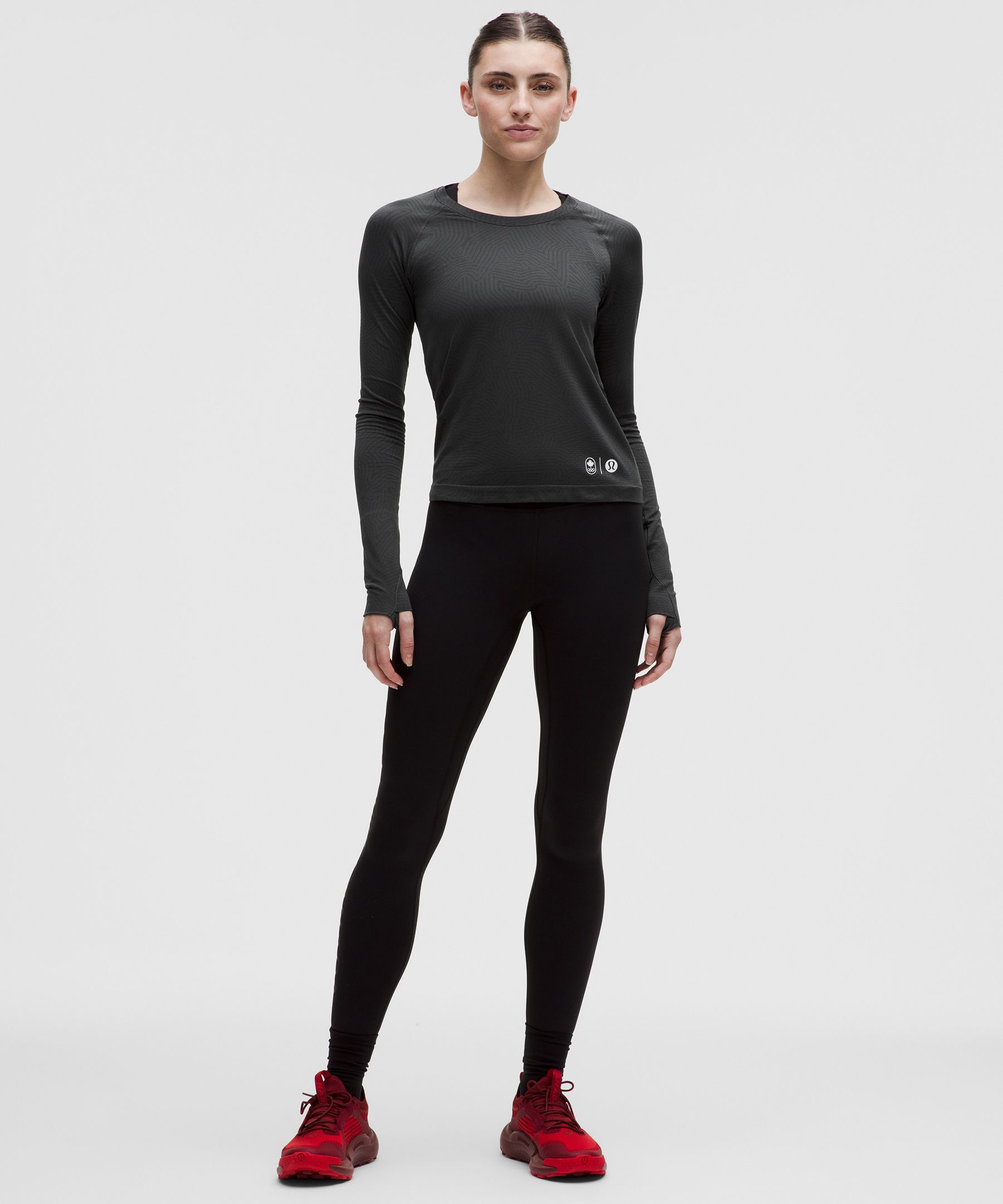 Team Canada Swiftly Tech Long-Sleeve Shirt 2.0 Waist Length