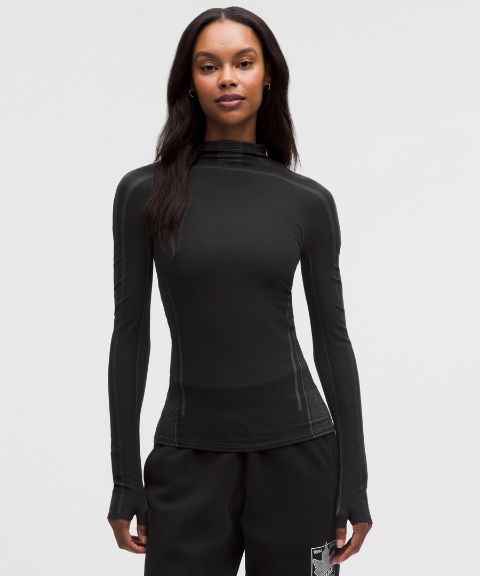 Lululemon Team Canada Women's Seamless Mockneck Base Layer *COC Logo