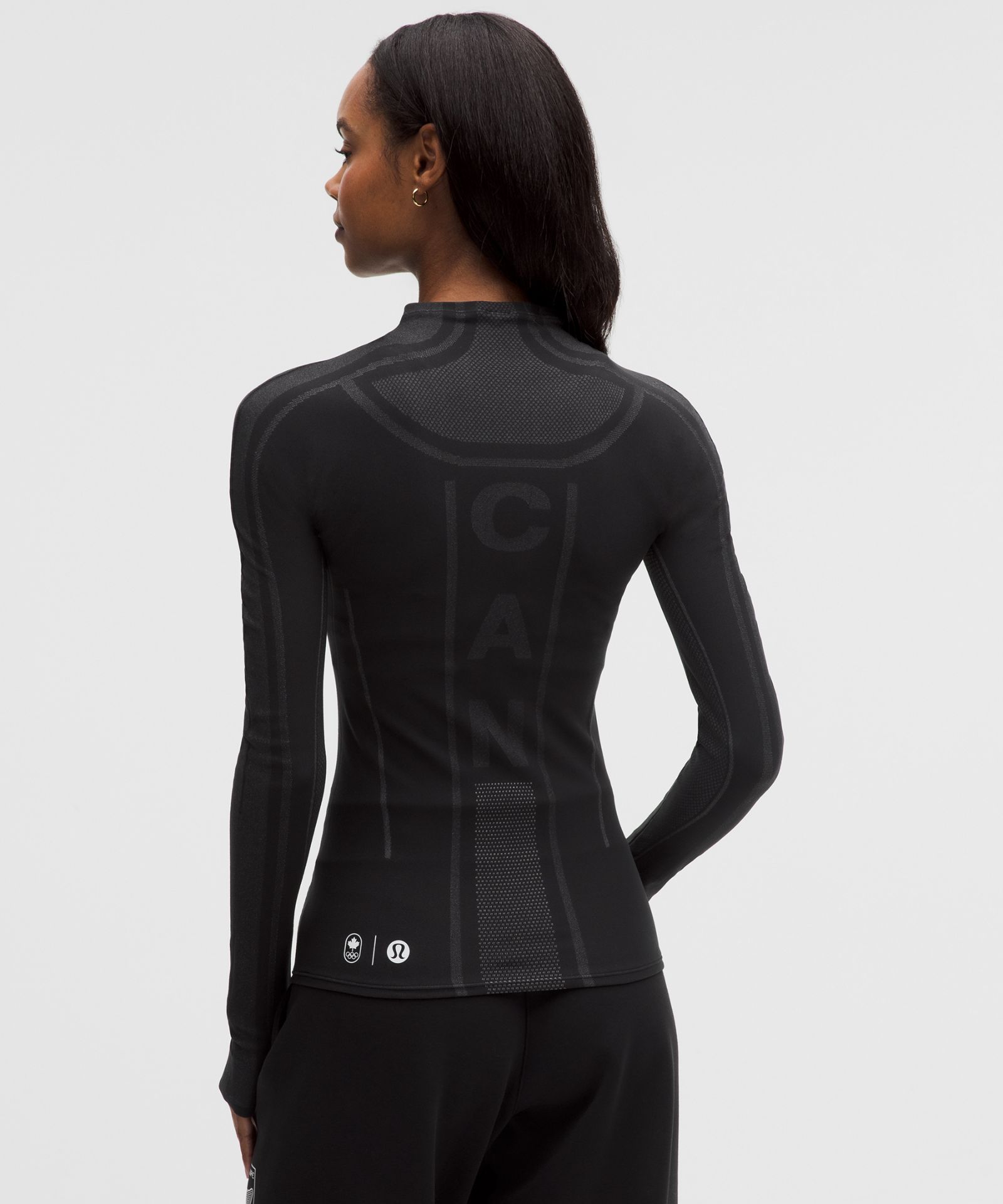 Lululemon Team Canada Women's Seamless Mockneck Base Layer *COC Logo — фото 3