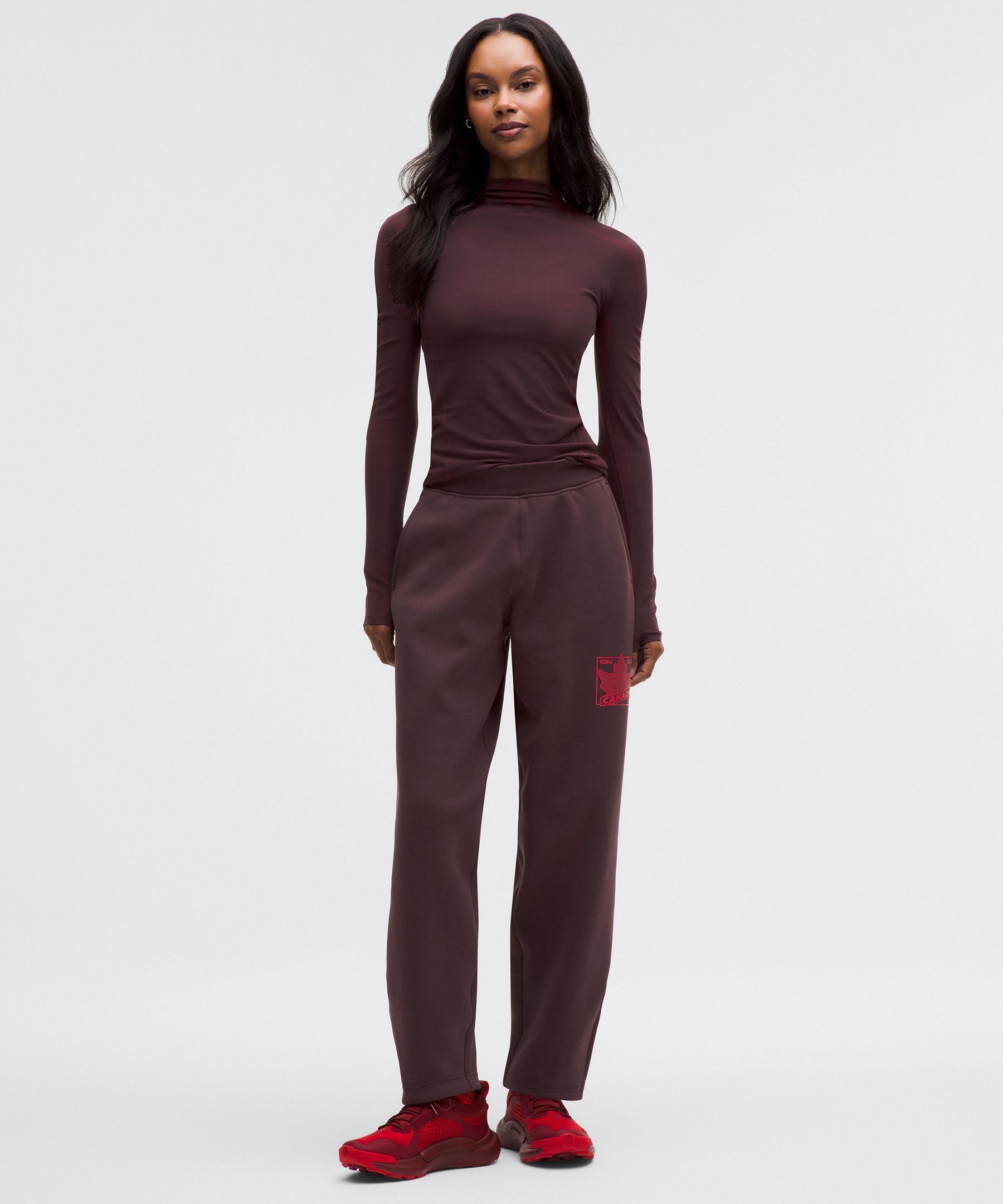 Team Canada Women's Seamless Mockneck Base Layer