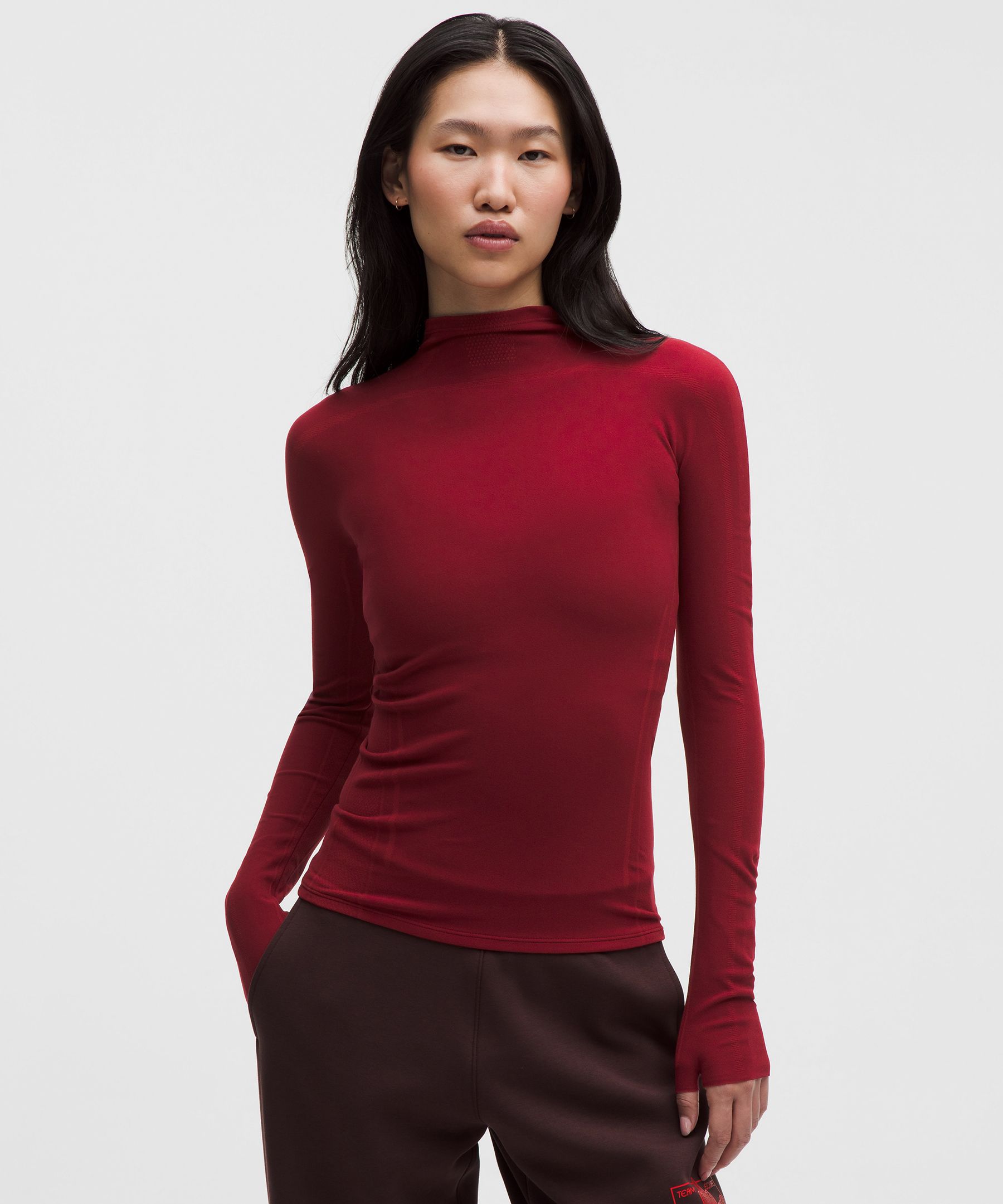 Team Canada Women's Seamless Mockneck Base Layer 