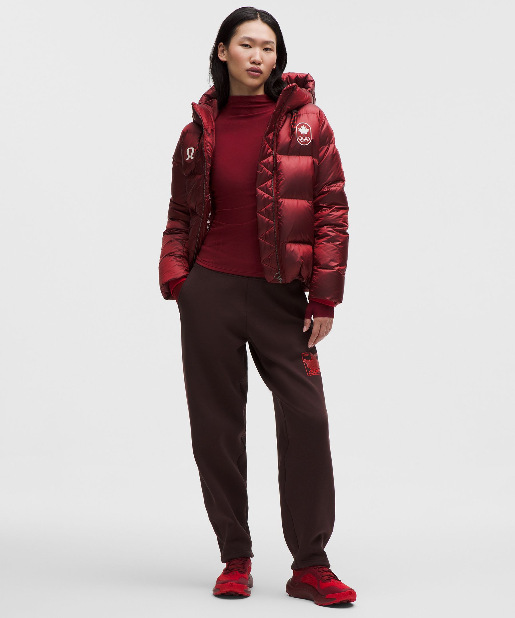 Team Canada Women's Seamless Mockneck Base Layer