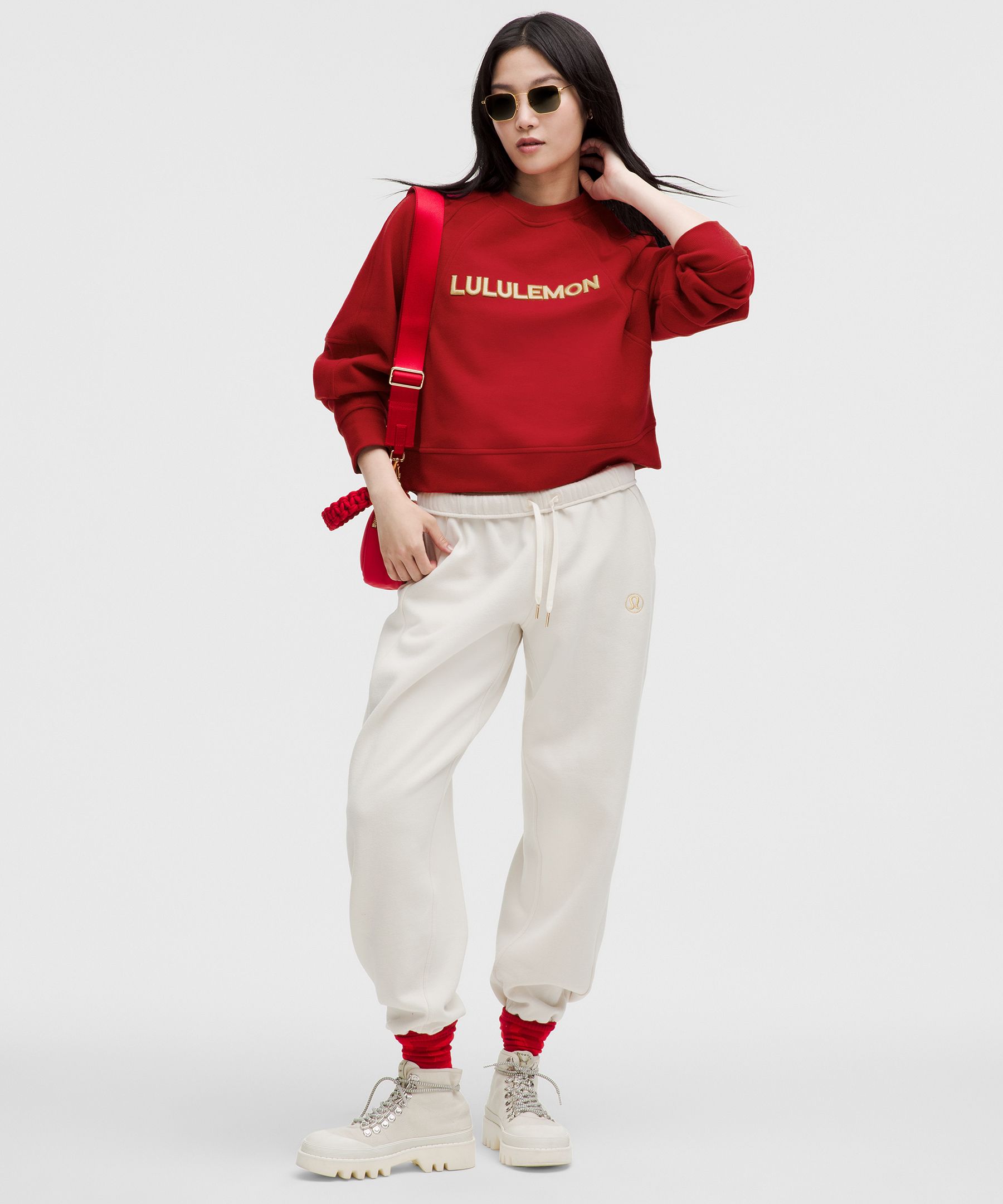 Lunar New Year Scuba Oversized Pullover | Women's Hoodies & Sweatshirts