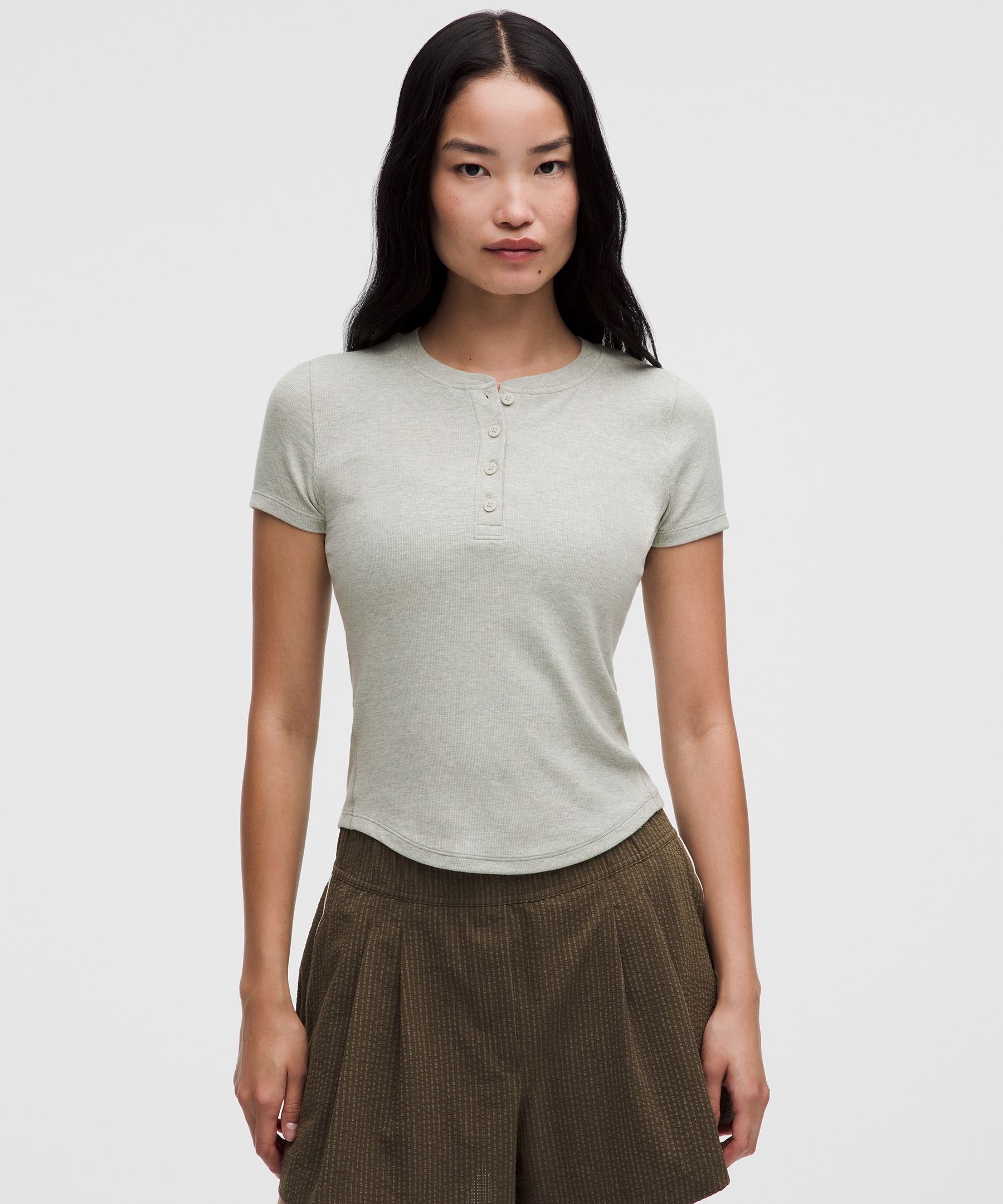 Hold Tight Short-Sleeve Henley