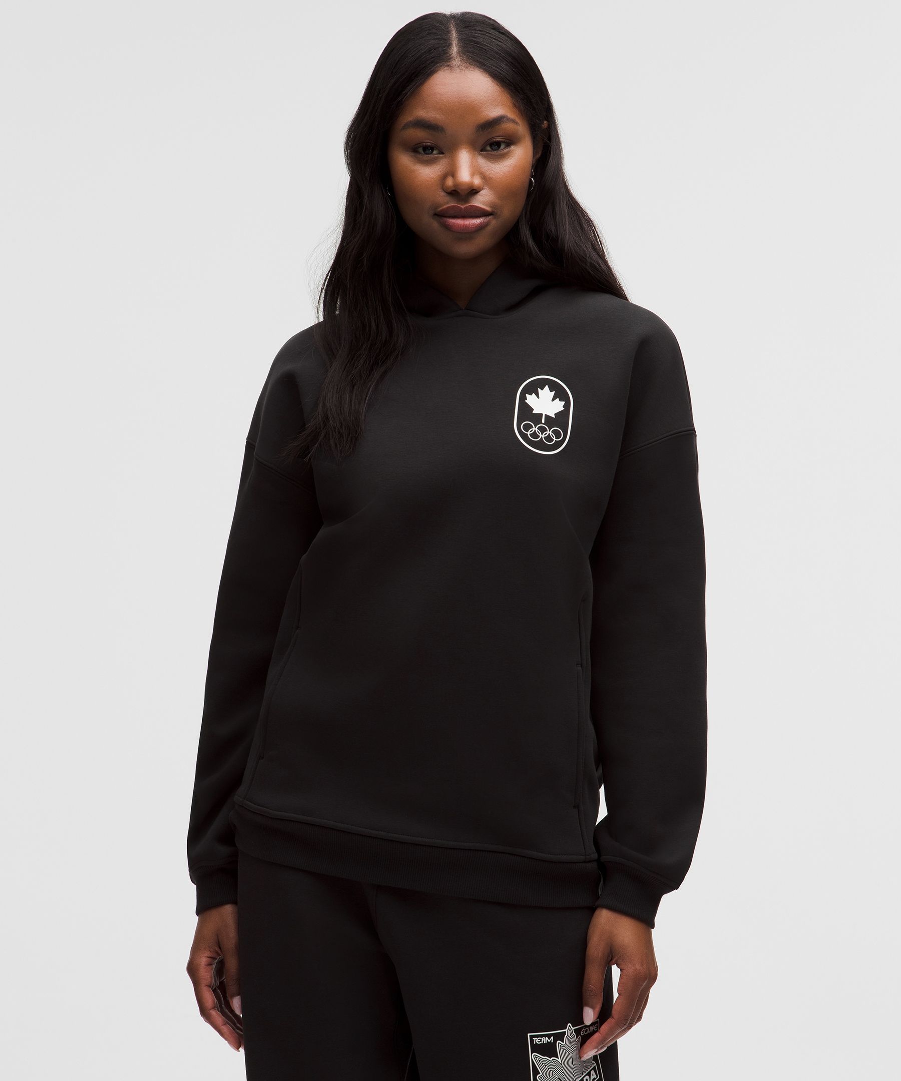 Team Canada Womens Big Cozy Oversized Hoodie *COC Logo