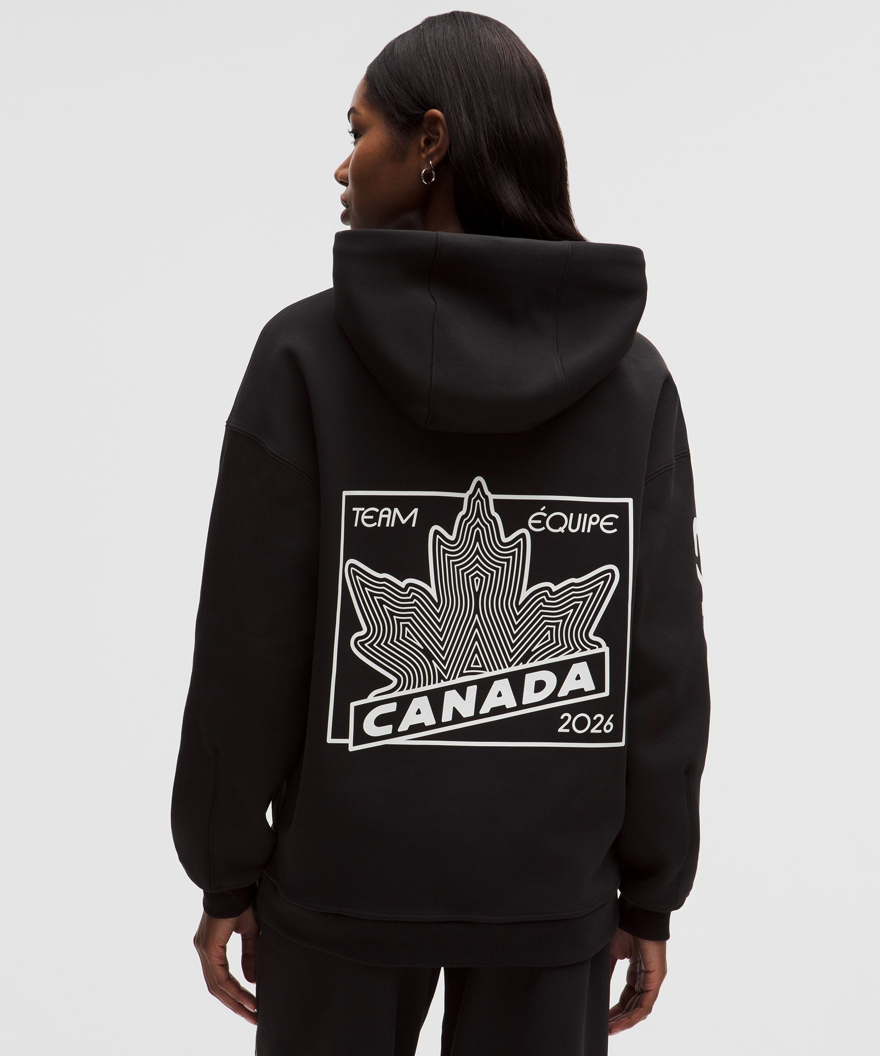 Team Canada Womens Big Cozy Oversized Hoodie *COC Logo