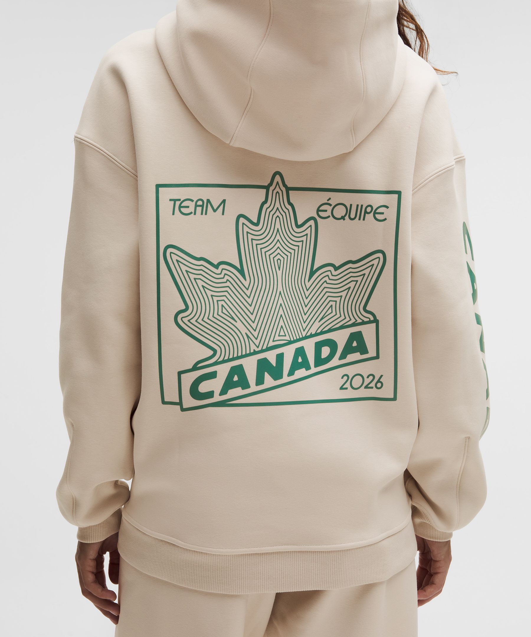 Team Canada Womens Big Cozy Oversized Hoodie *COC Logo