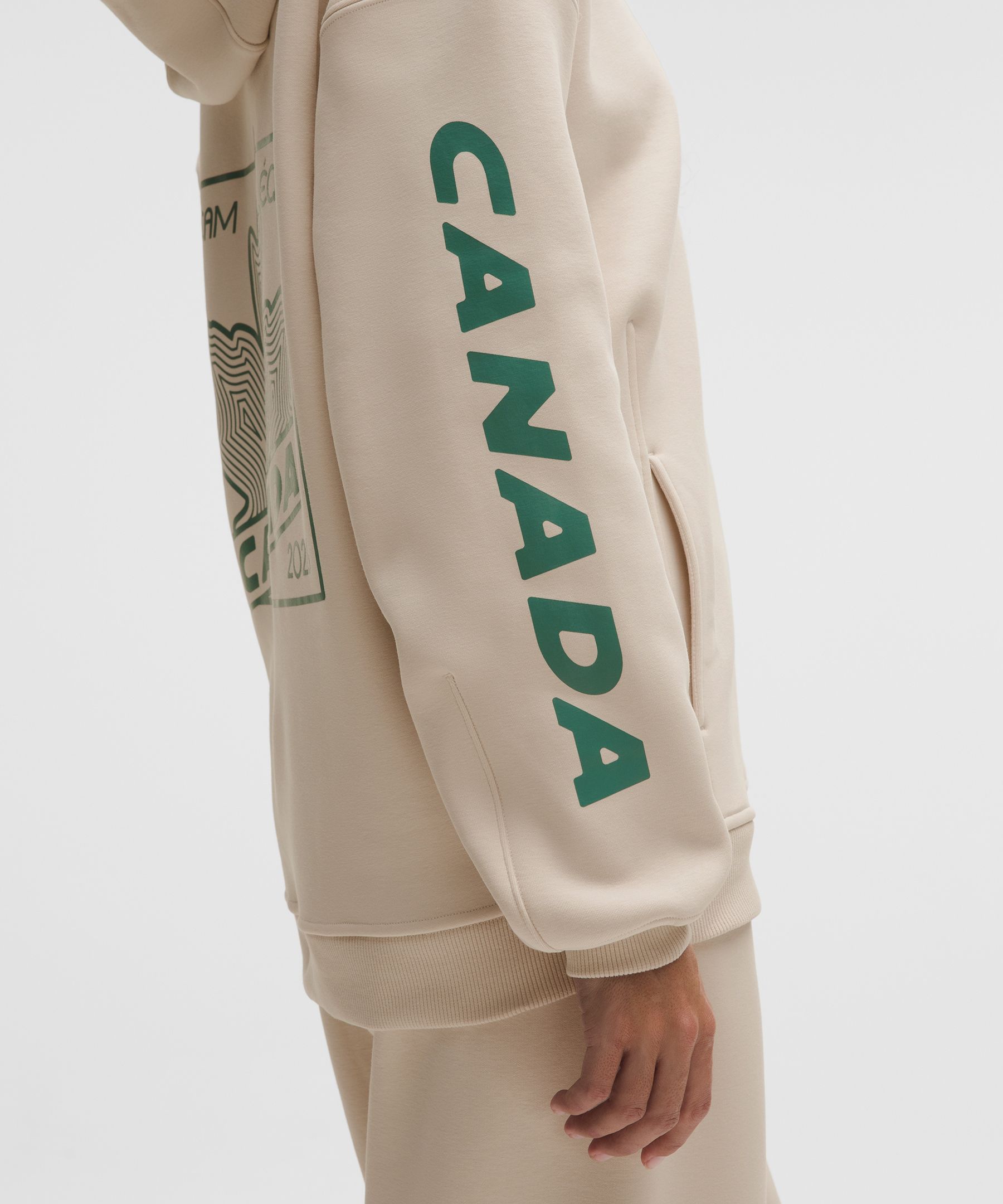 Team Canada Womens Big Cozy Oversized Hoodie *COC Logo