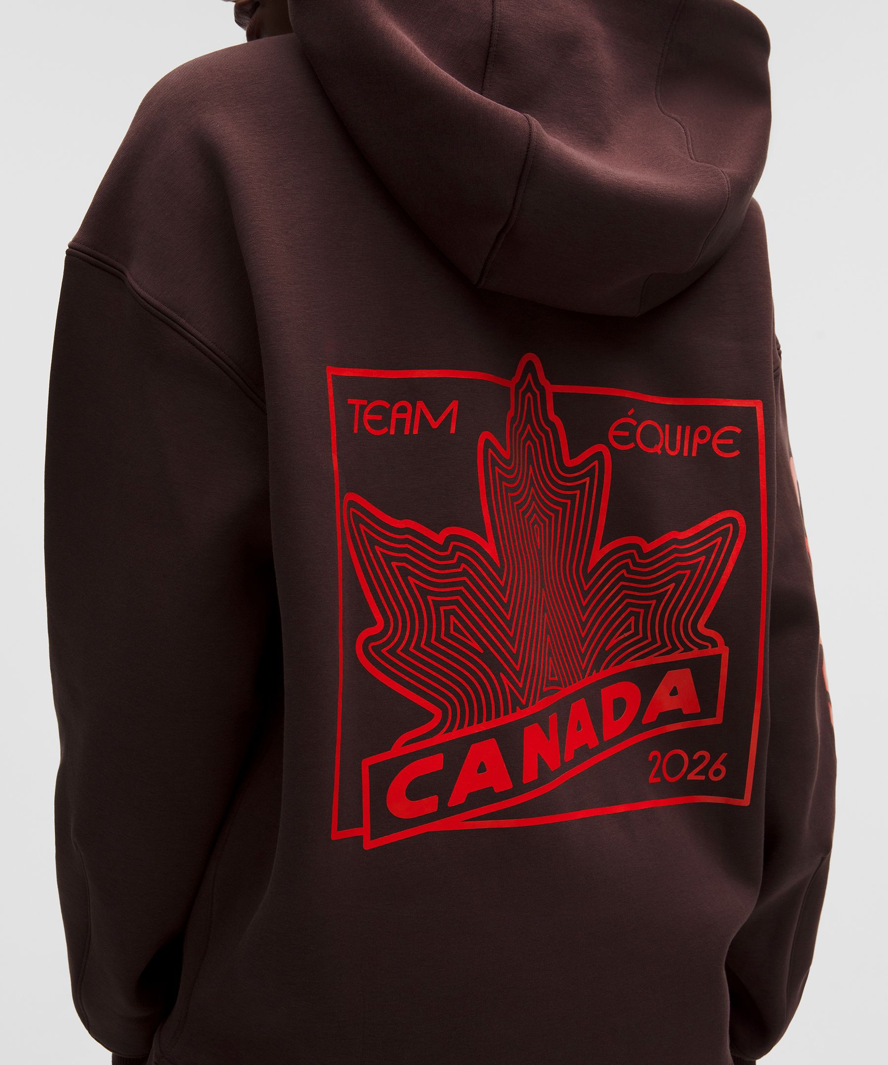 Team Canada Womens Big Cozy Oversized Hoodie *COC Logo
