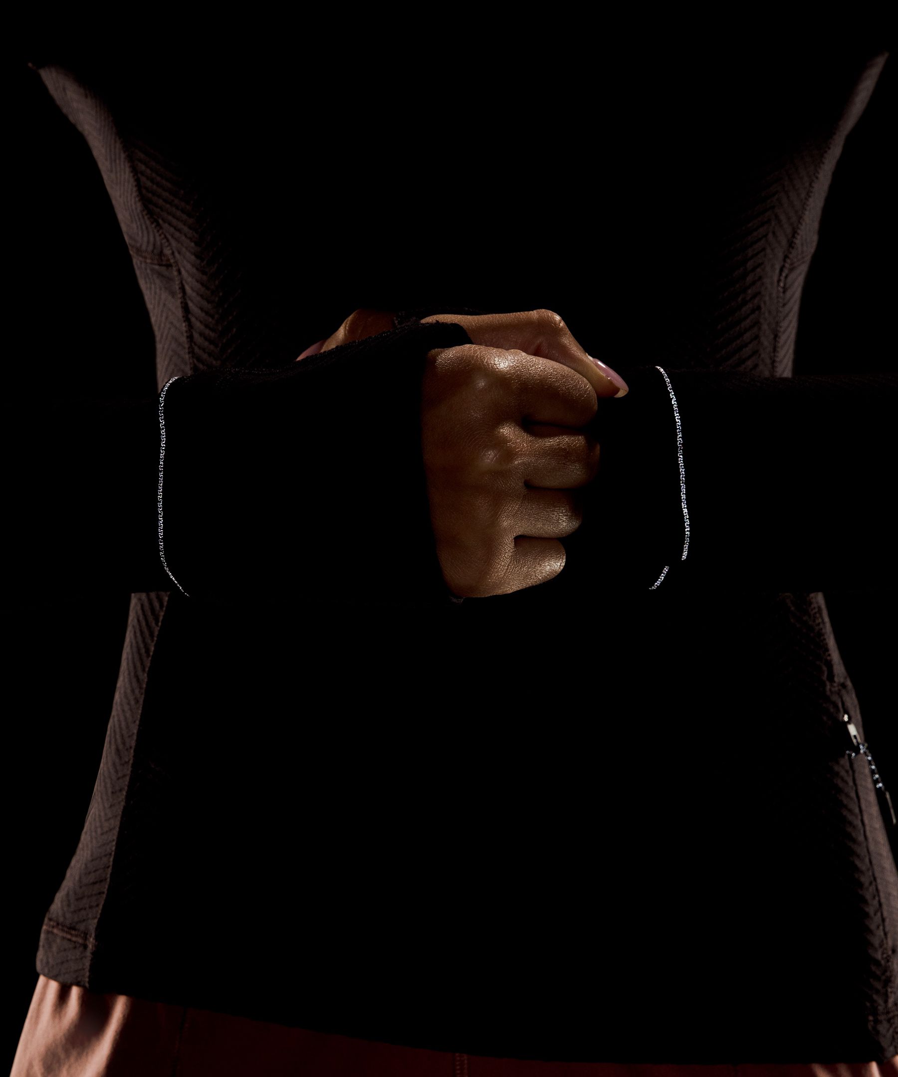 Lululemon It's Rulu Half Zip In Brown