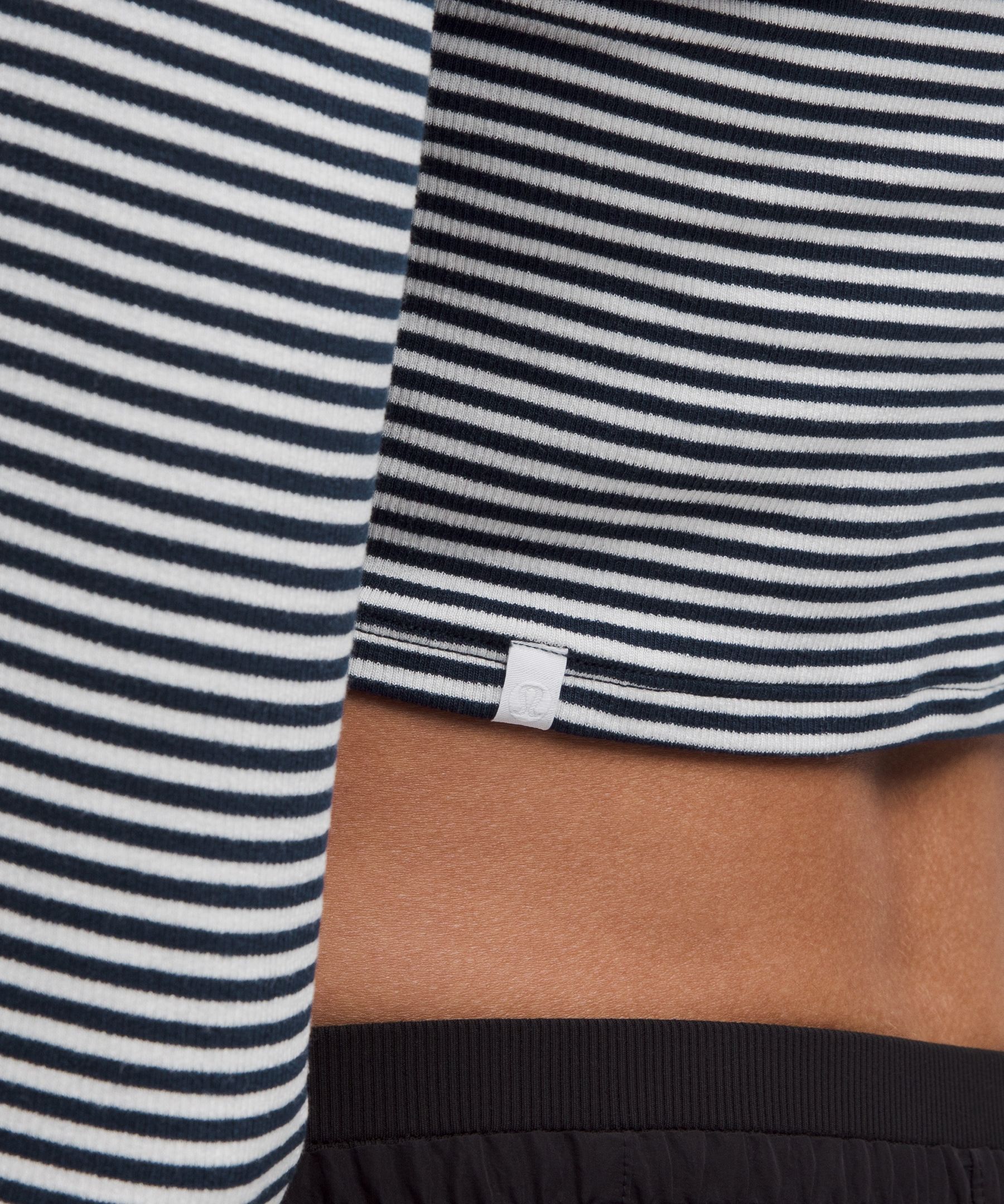 Lululemon Hold Tight Straight-hem Cropped Long-sleeve Shirt