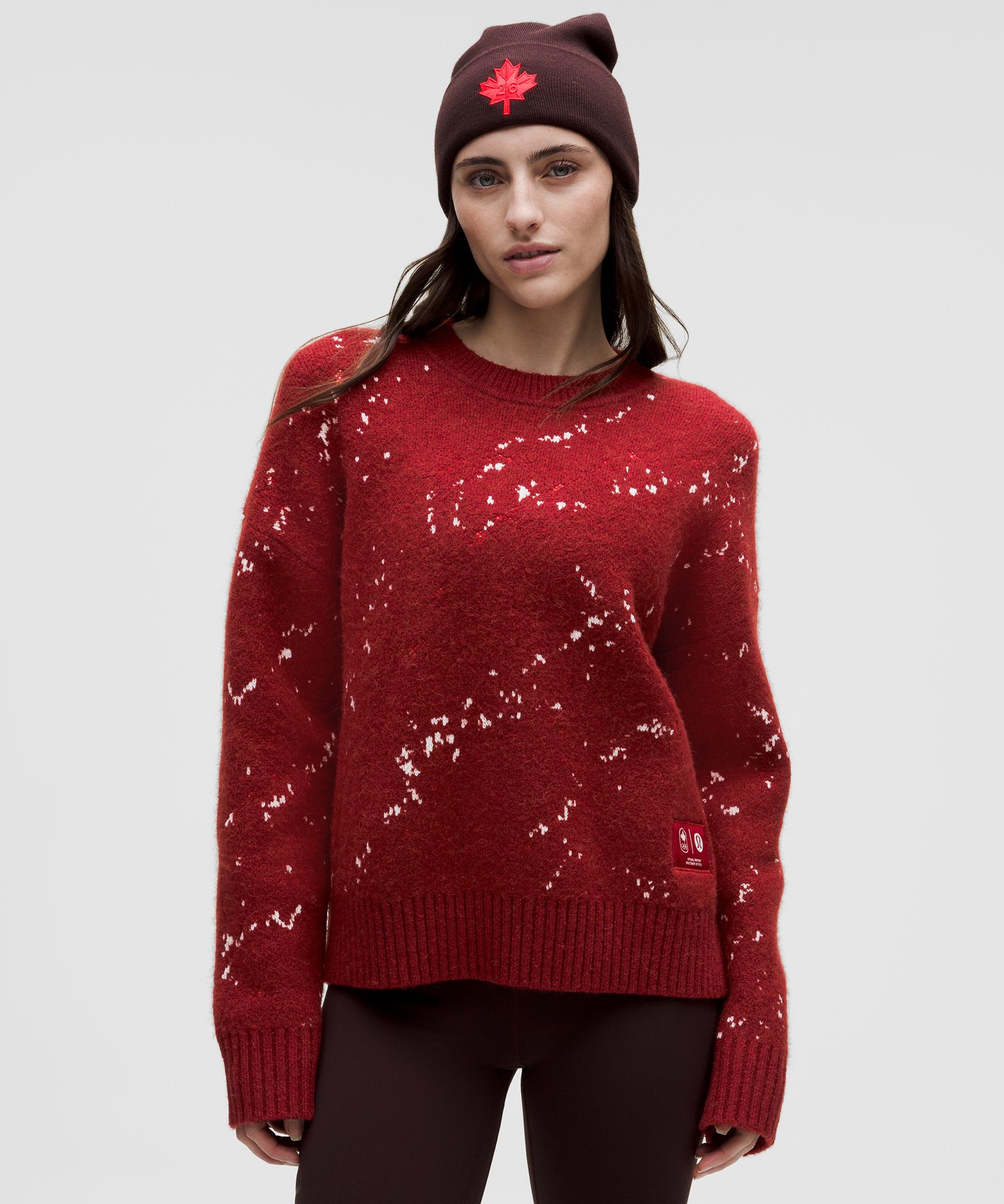 Lululemon Team Canada Women's Alpaca-blend Jacquard Sweater