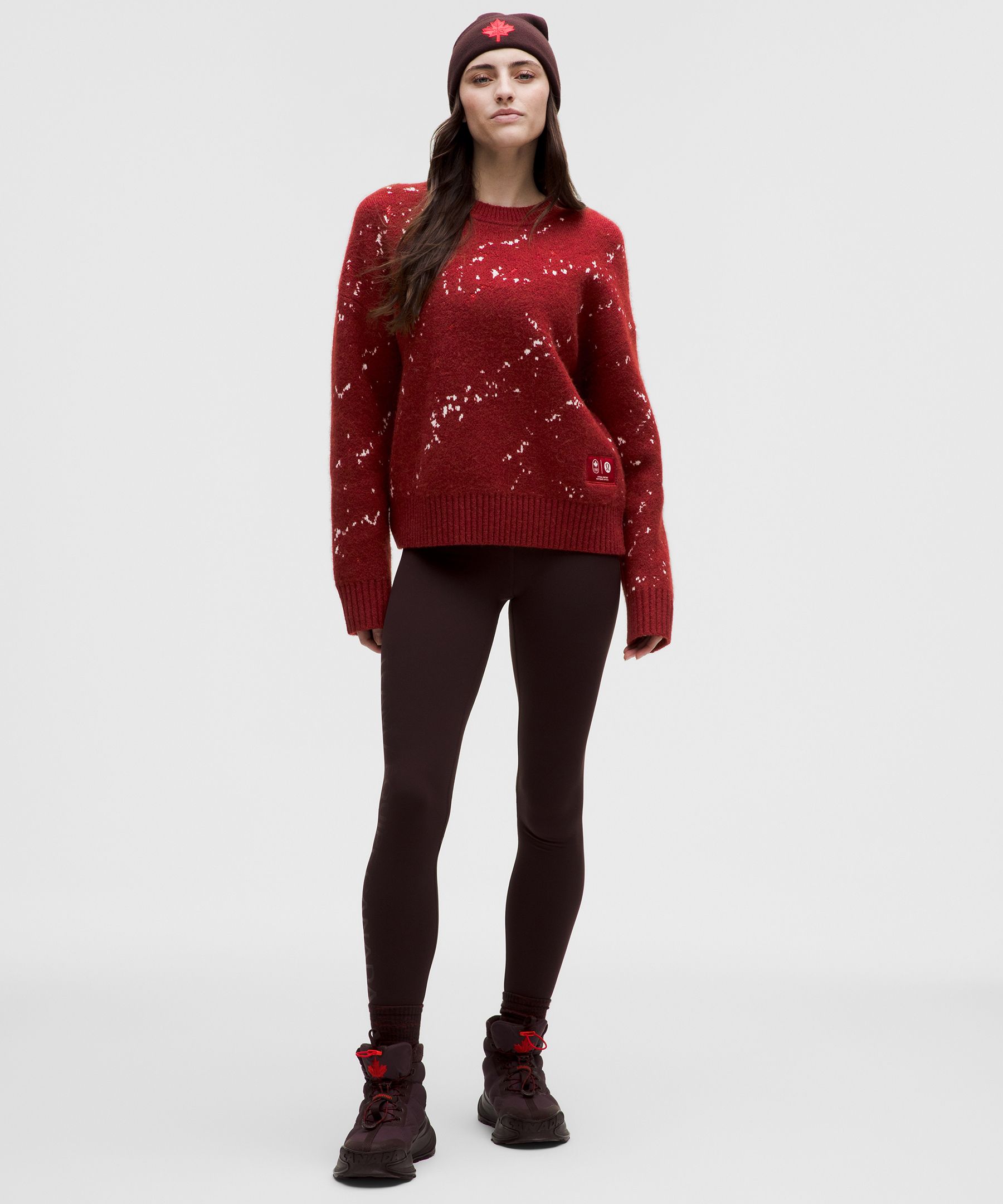 Lululemon Team Canada Women's Alpaca-blend Jacquard Sweater