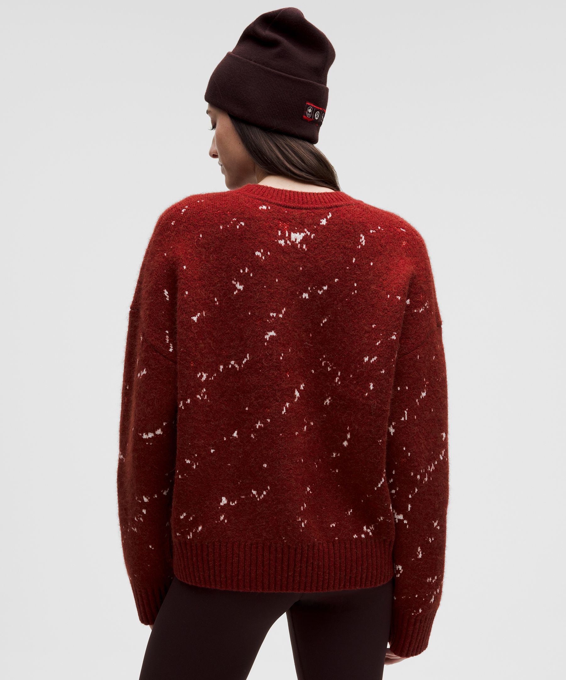 Lululemon Team Canada Women's Alpaca-blend Jacquard Sweater