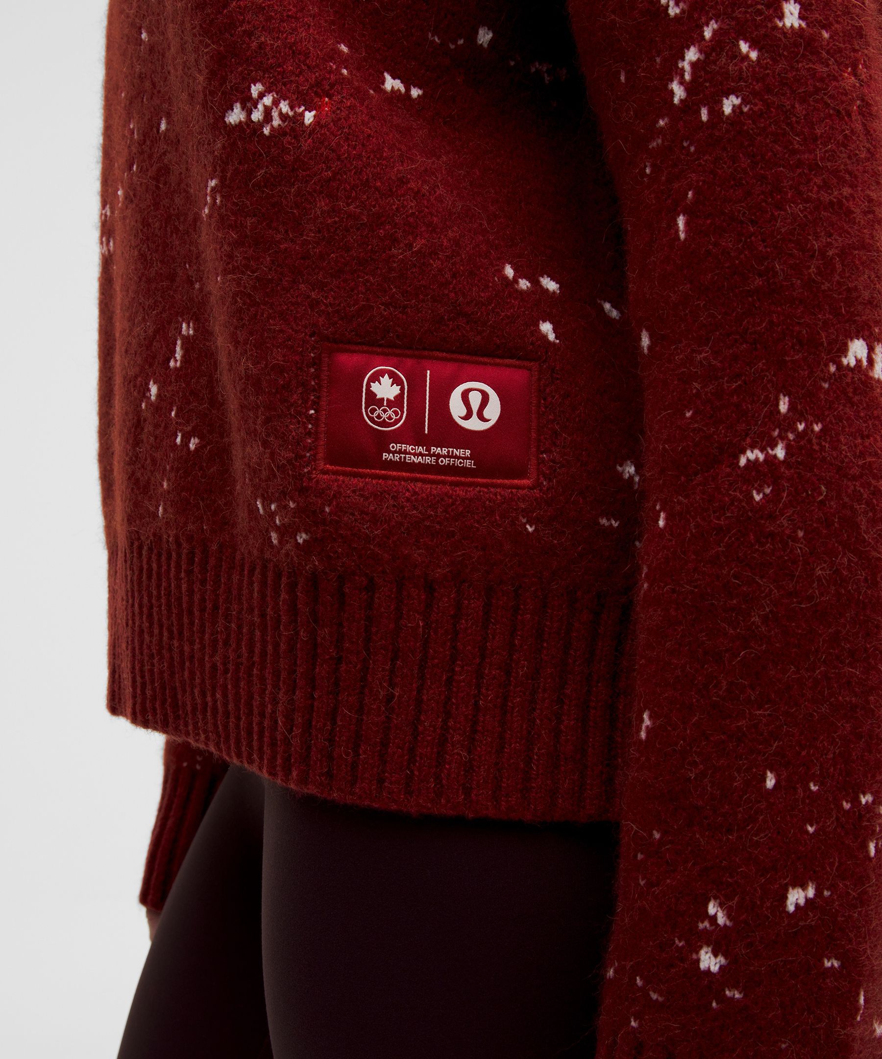 Lululemon Team Canada Women's Alpaca-blend Jacquard Sweater