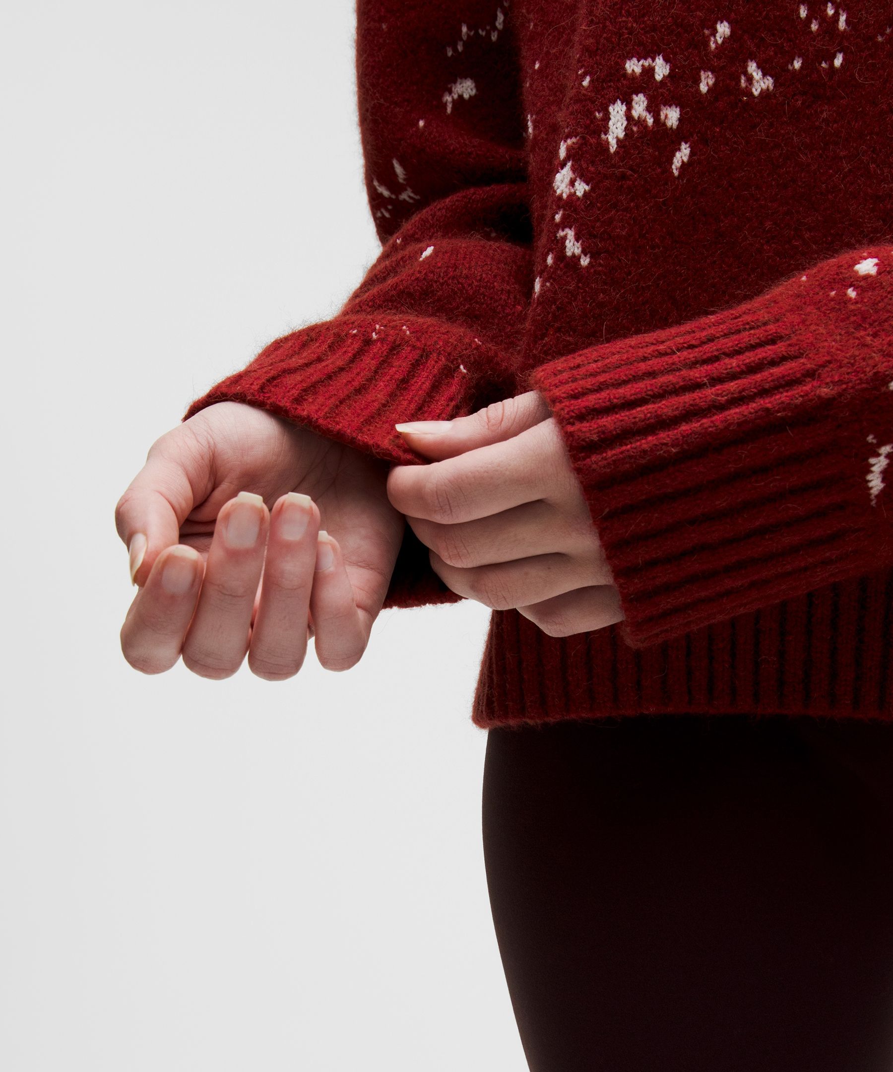 Lululemon Team Canada Women's Alpaca-blend Jacquard Sweater