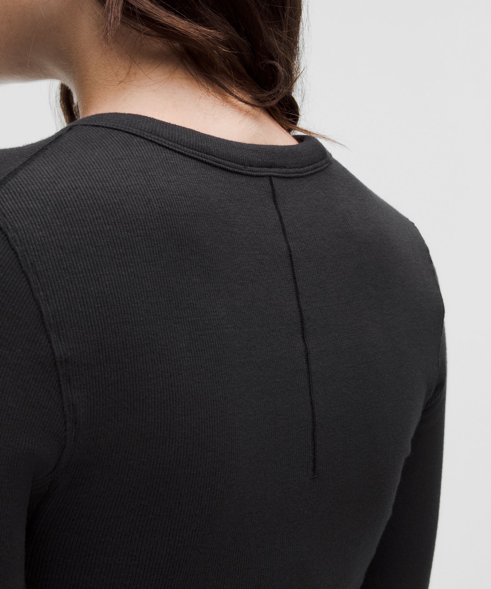 Женская укороченная рубашка Lululemon Hold Tight с длинным рукавом — фото 6