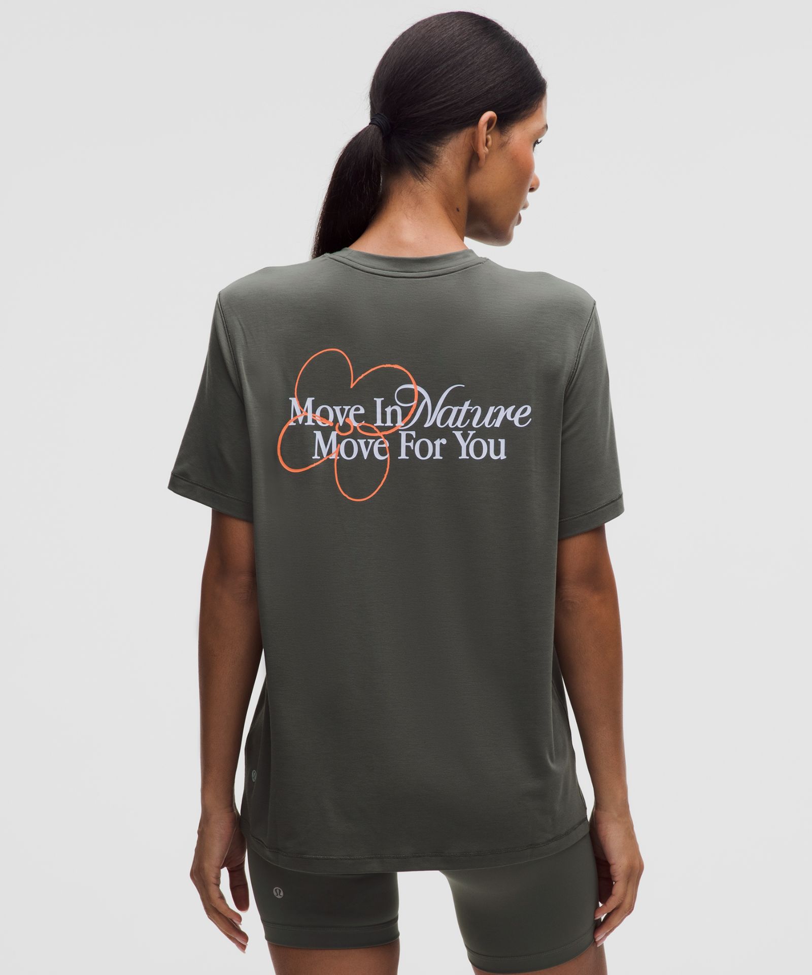 Lululemon Jersey Training Short-Sleeve Shirt *Move in Nature — фото 3