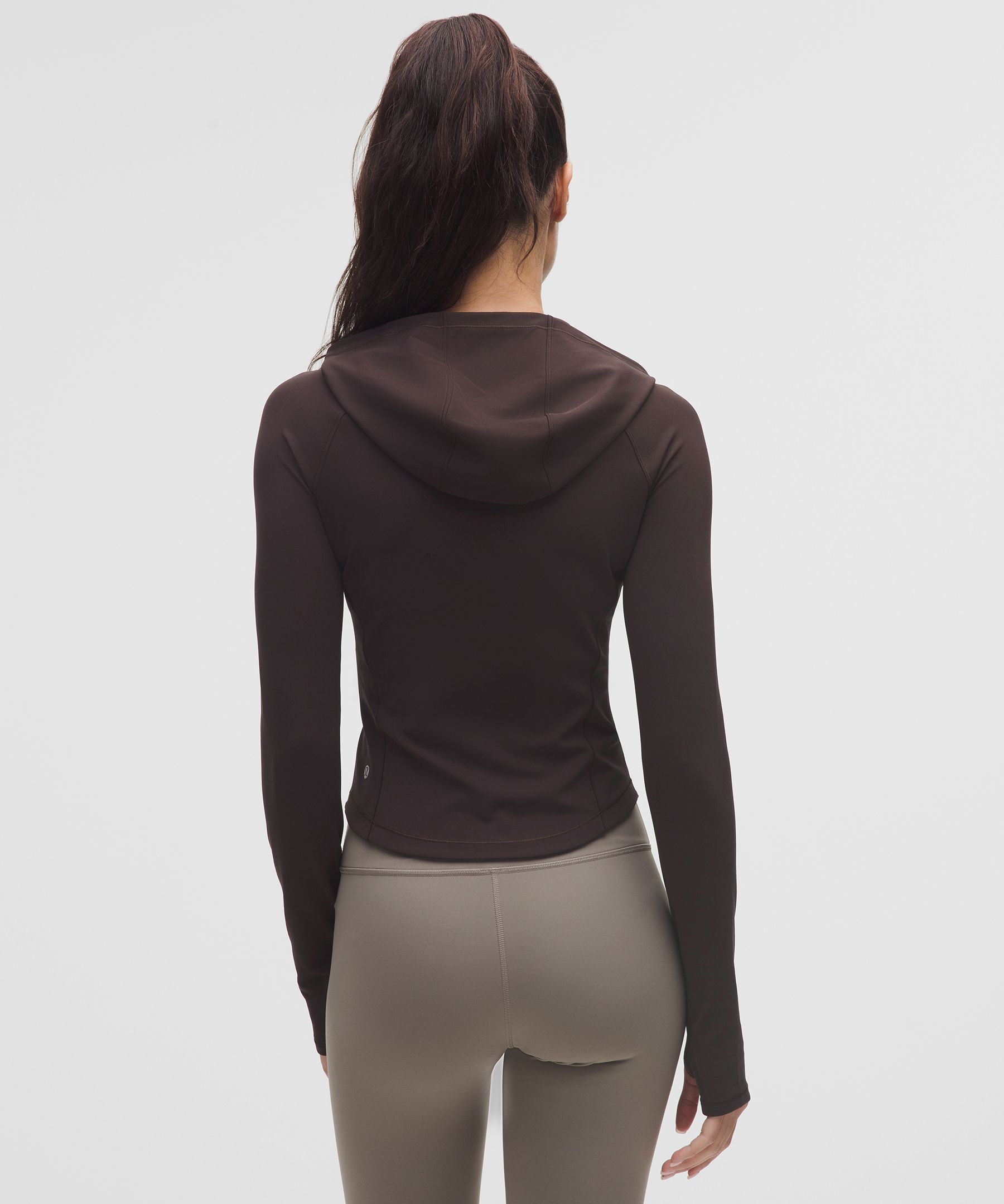 Lululemon Wunder Train Full-zip Jacket In Brown