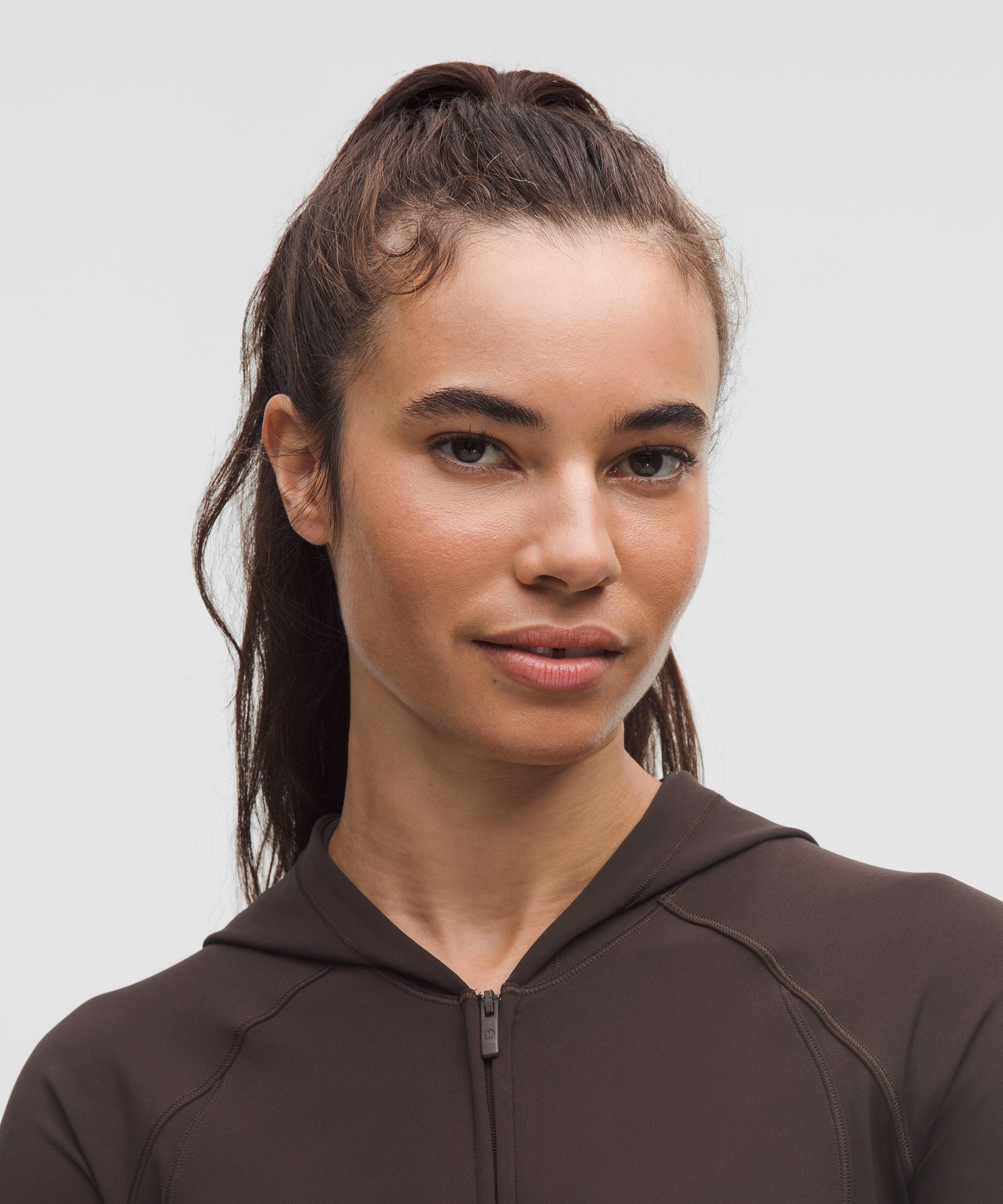 Lululemon Wunder Train Full-zip Jacket In Brown