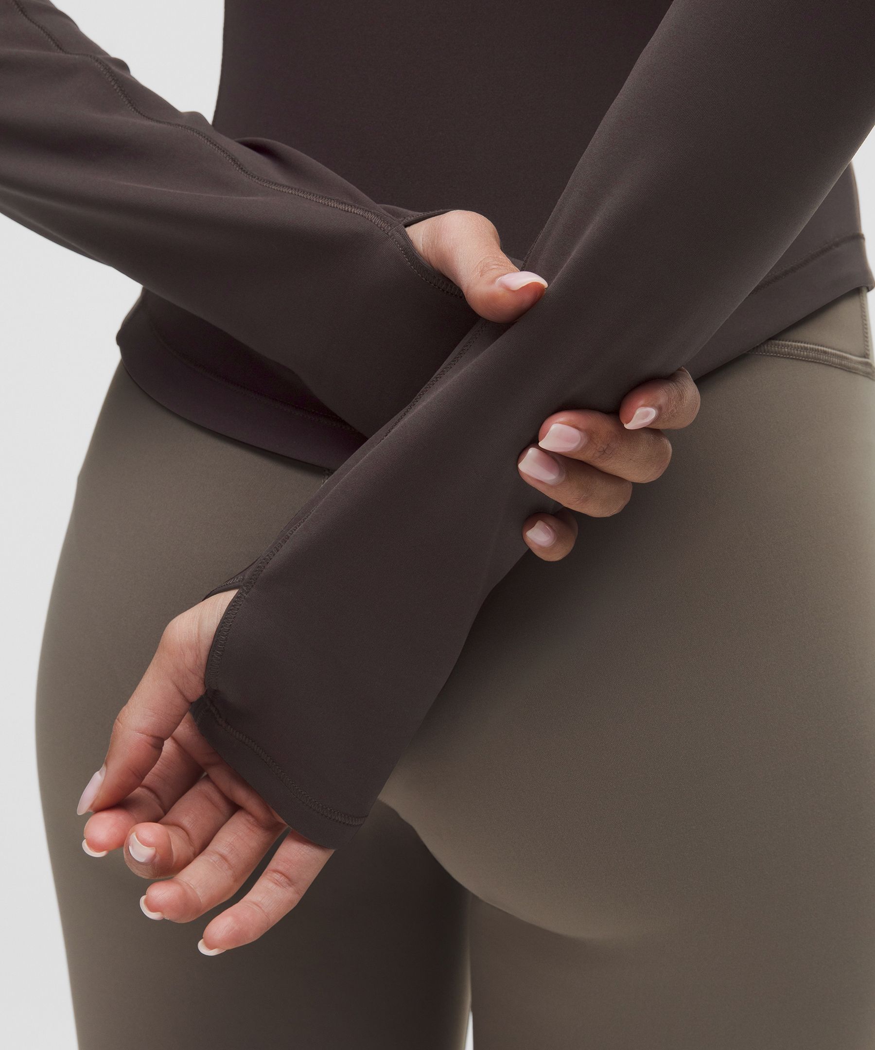 Lululemon Wunder Train Full-zip Jacket In Brown