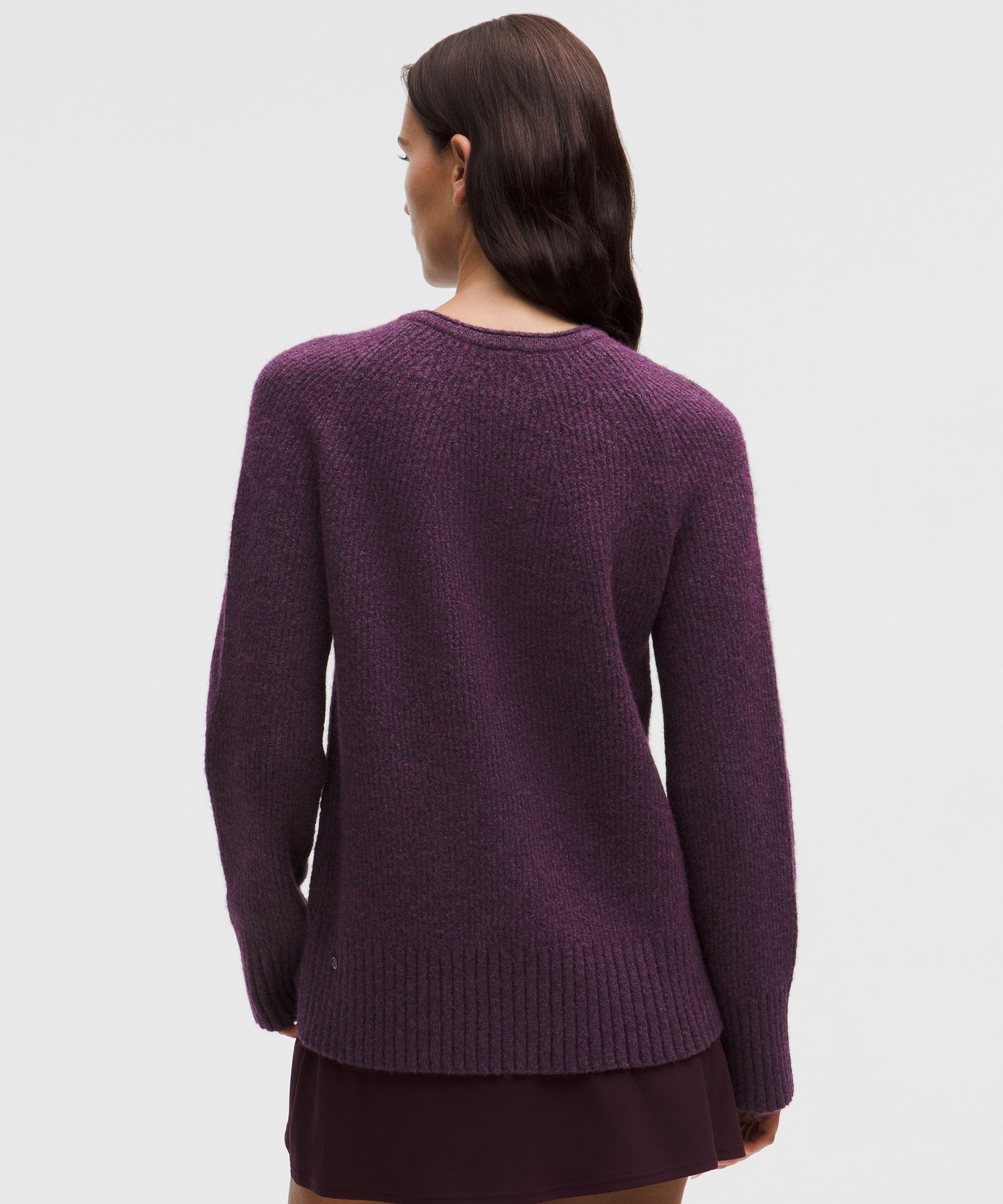 Lululemon Alpaca-blend Crewneck Sweater In Purple