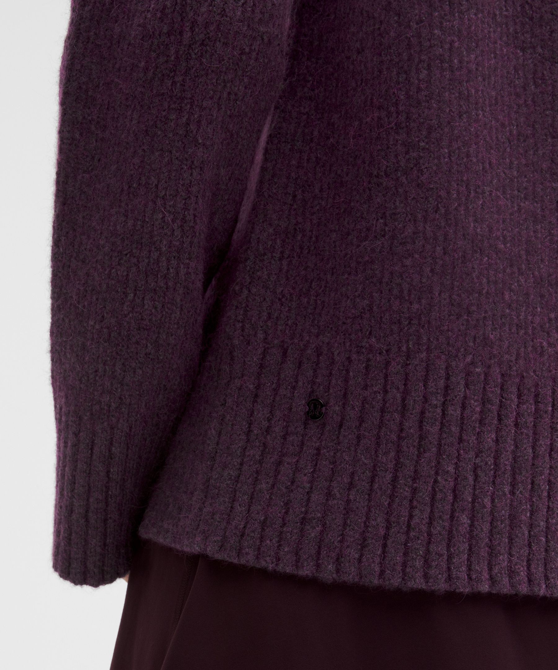 Lululemon Alpaca-blend Crewneck Sweater In Purple
