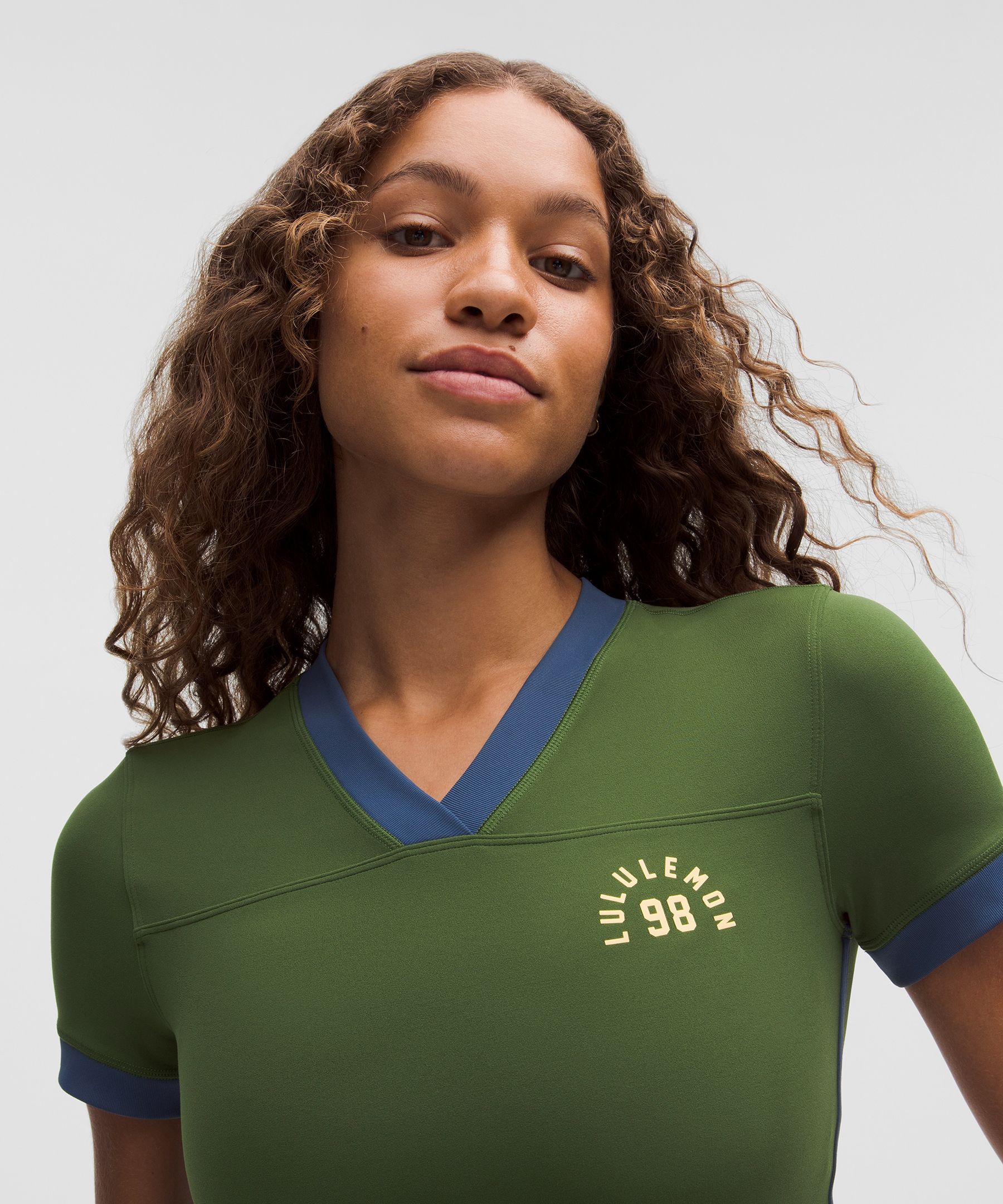 Nulu Sporty Trim Short-Sleeve Shirt