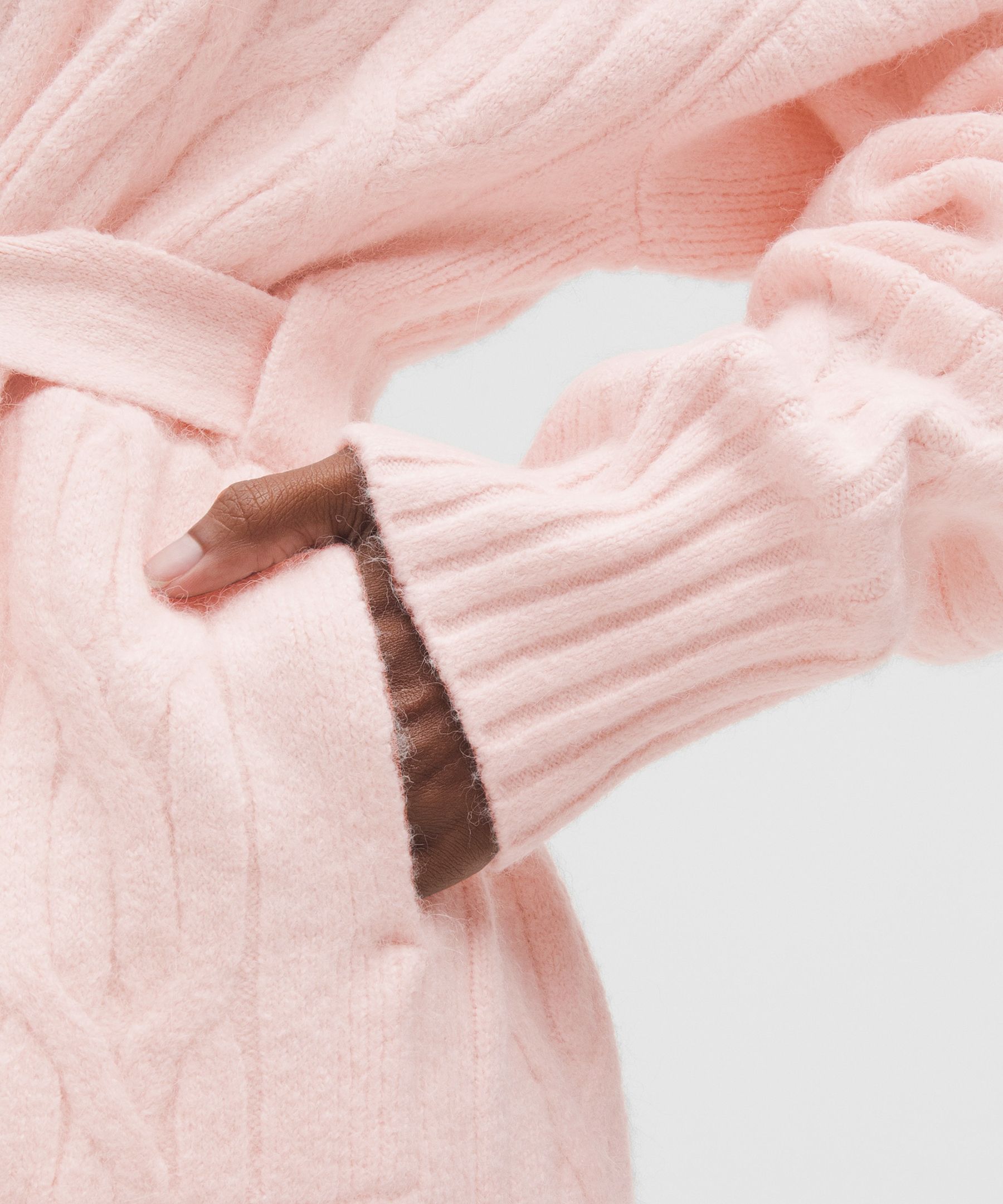 Lululemon Alpaca-blend Tie-front Long Cardigan