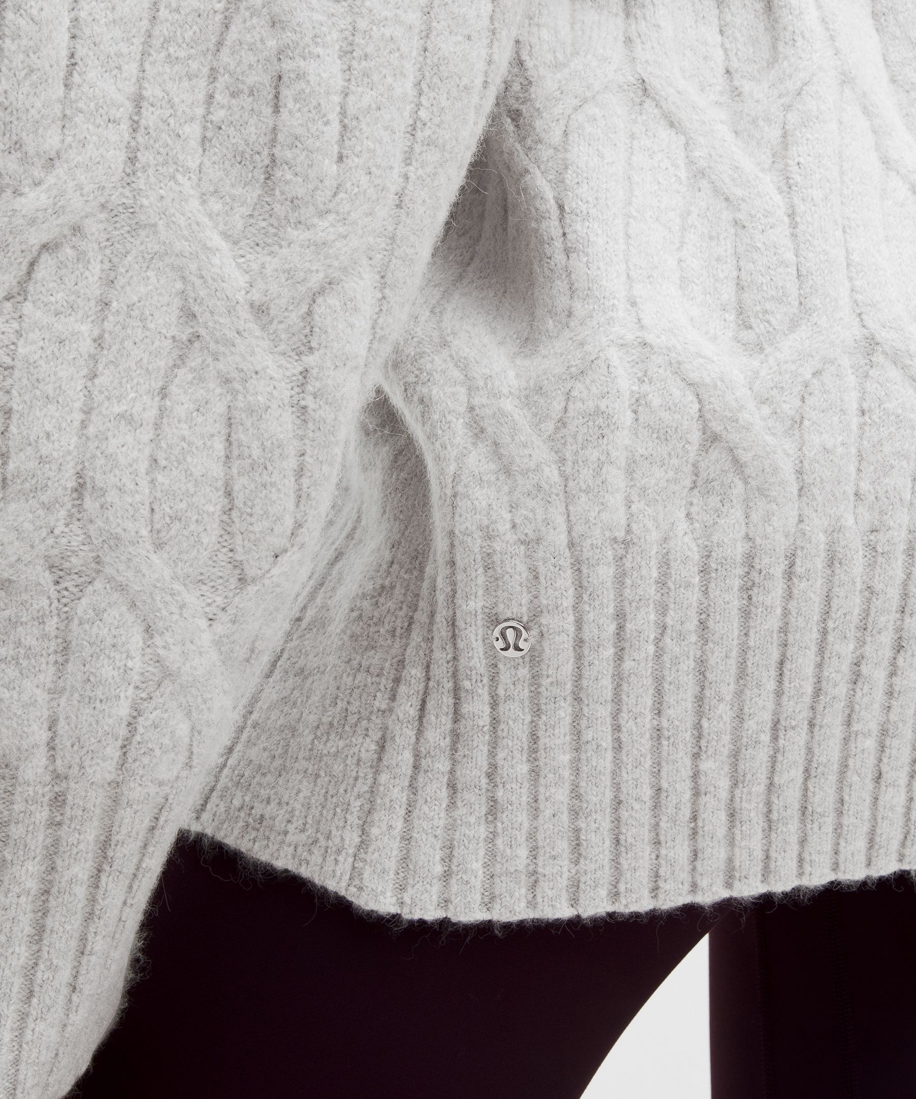 Lululemon Alpaca-blend Tie-front Long Cardigan