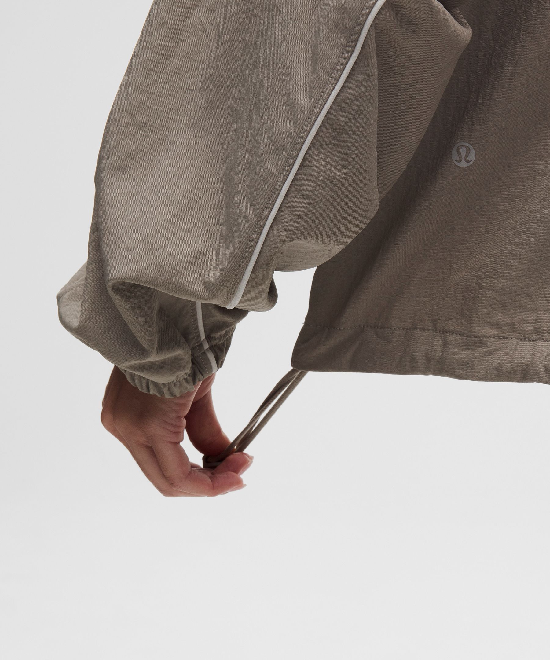 Lululemon License To Train Woven Oversized Jacket In Brown