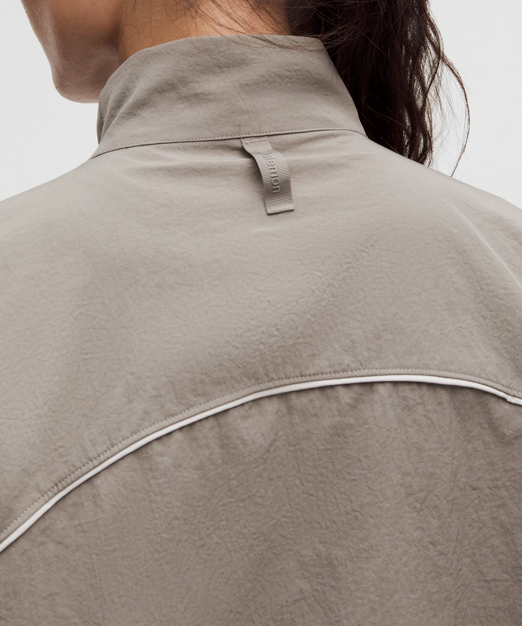 Lululemon License To Train Woven Oversized Jacket In Brown
