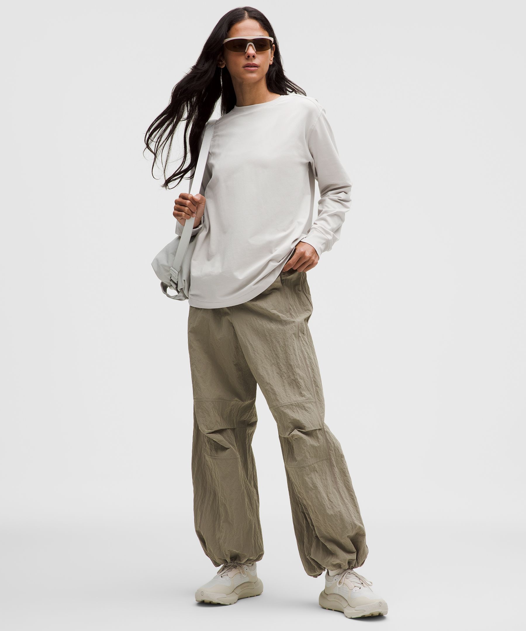 Lululemon All Yours Organic Cotton Long-sleeve Shirt In White