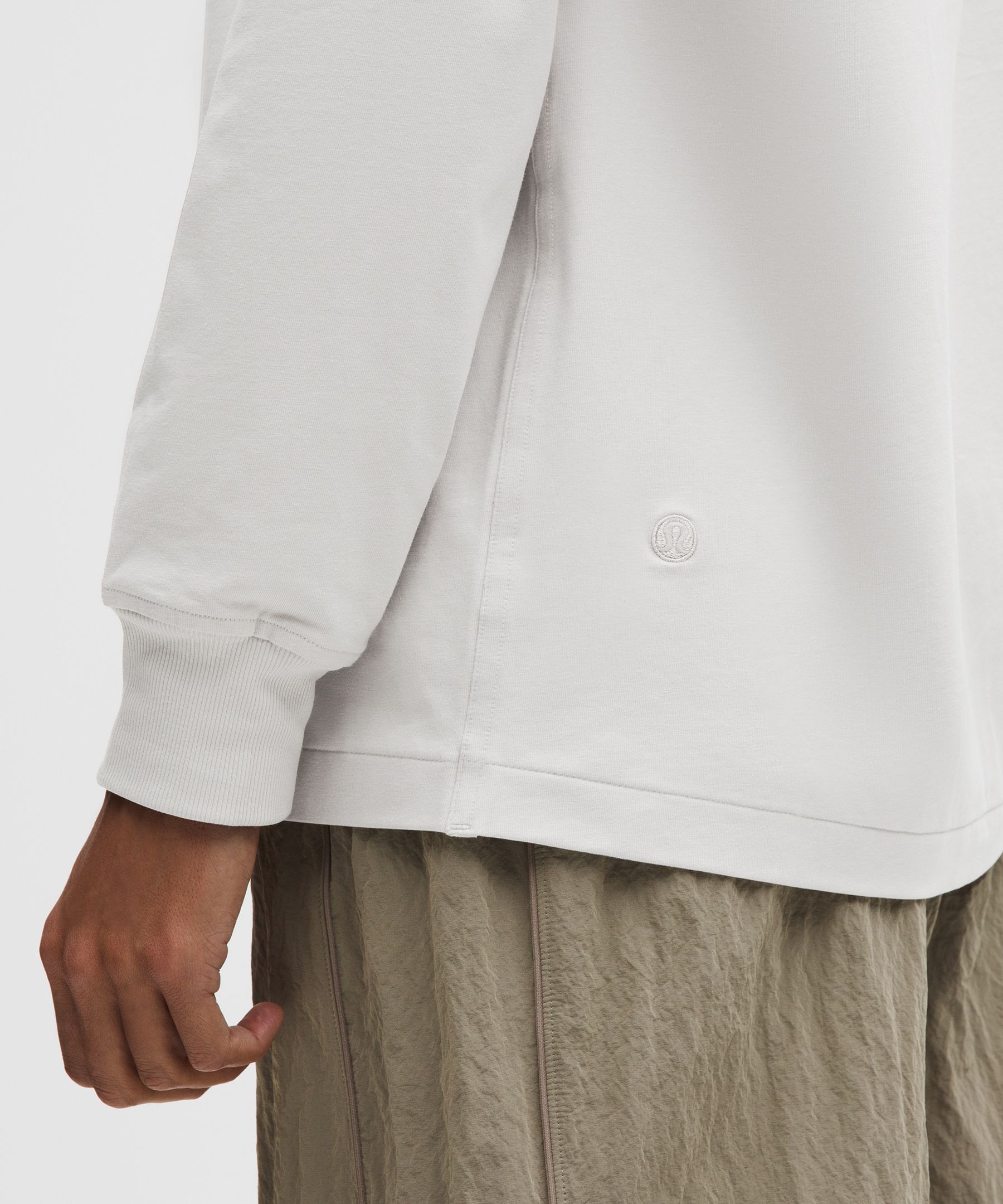 Lululemon All Yours Organic Cotton Long-sleeve Shirt In White