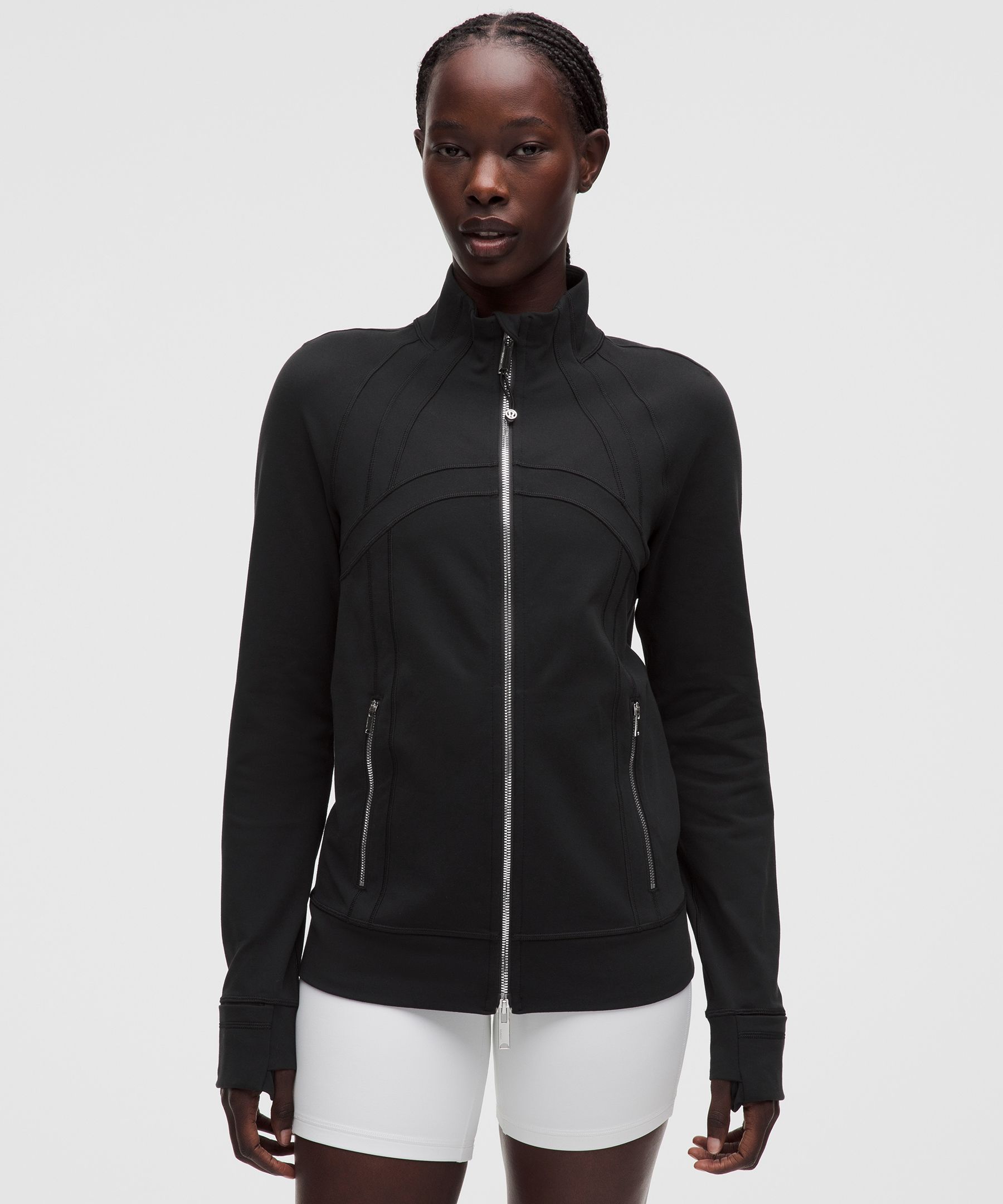 lululemon – Women’s Define Track Jacket Luon – Color Black/Silver – Size 4