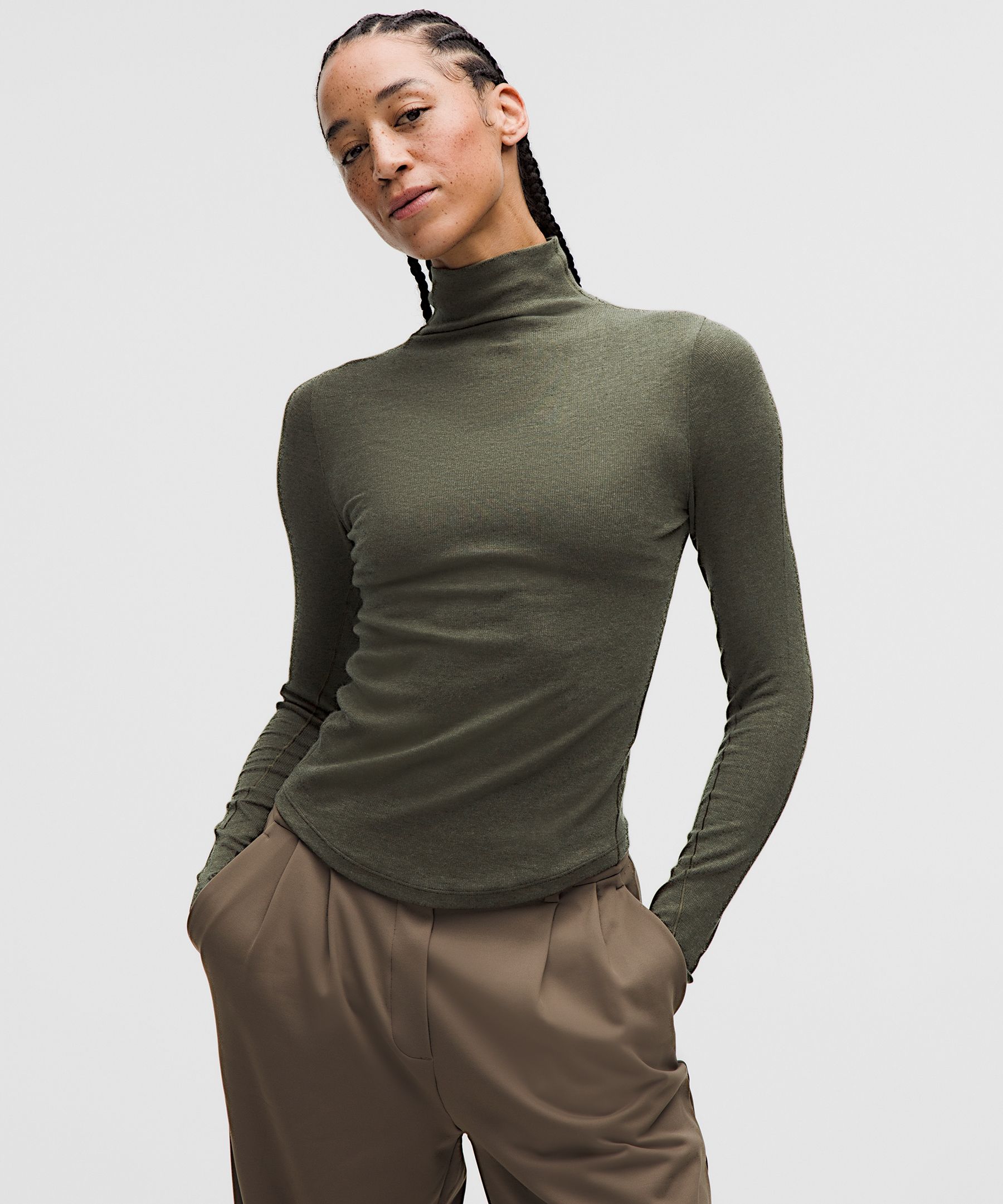 Hold Tight Long-Sleeve Turtleneck
