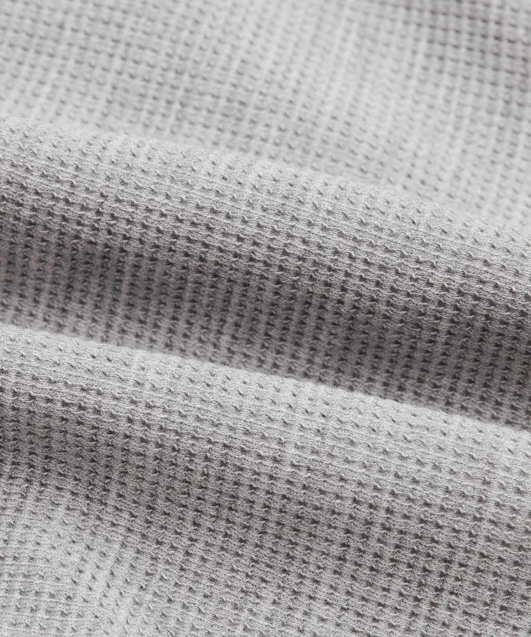 Scuba Cropped Funnel-Neck Half Zip *Waffle