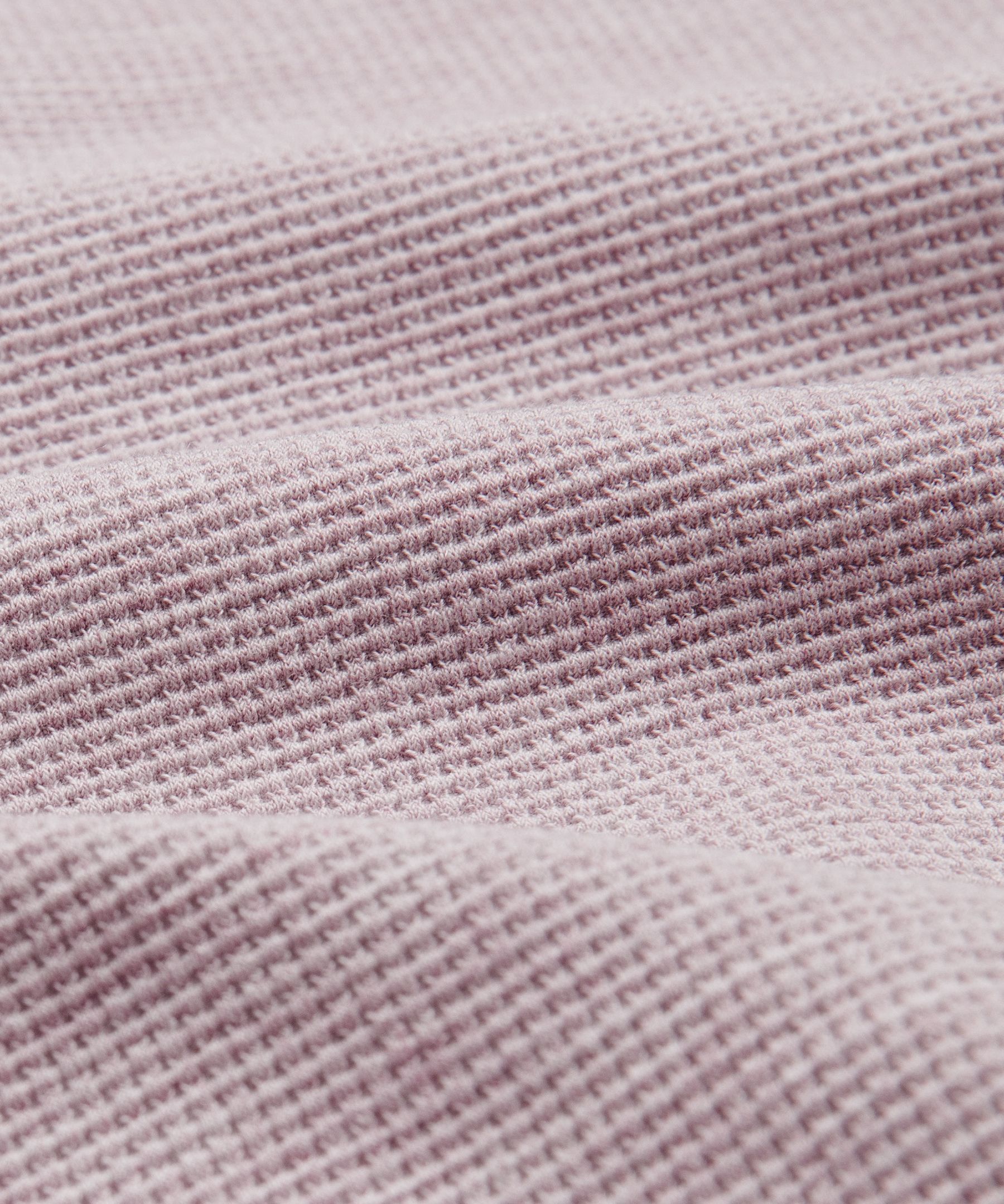 Scuba Cropped Funnel-Neck Half Zip *Waffle