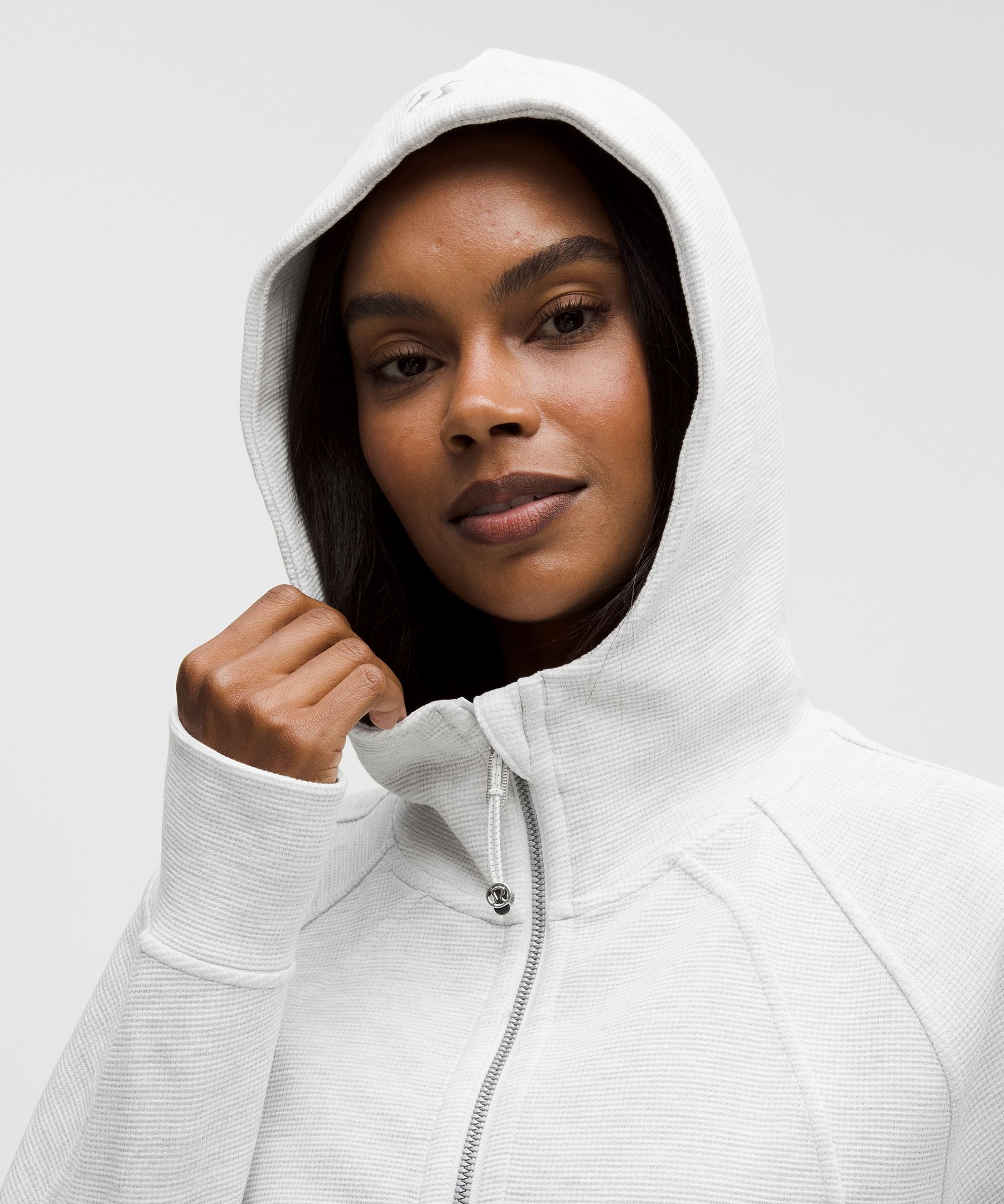 Scuba Oversized Full-Zip Hoodie *Waffle | Women's Hoodies & Sweatshirts