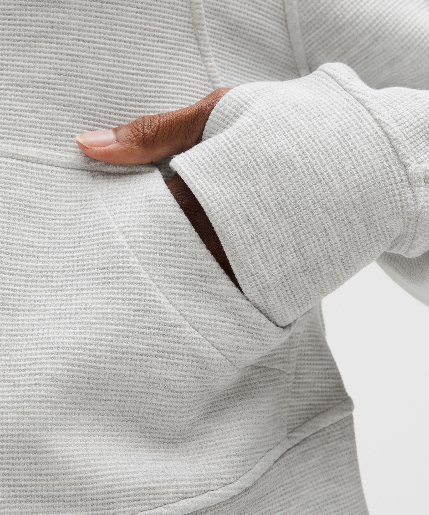 Scuba Oversized Full-Zip Hoodie *Waffle | Women's Hoodies & Sweatshirts