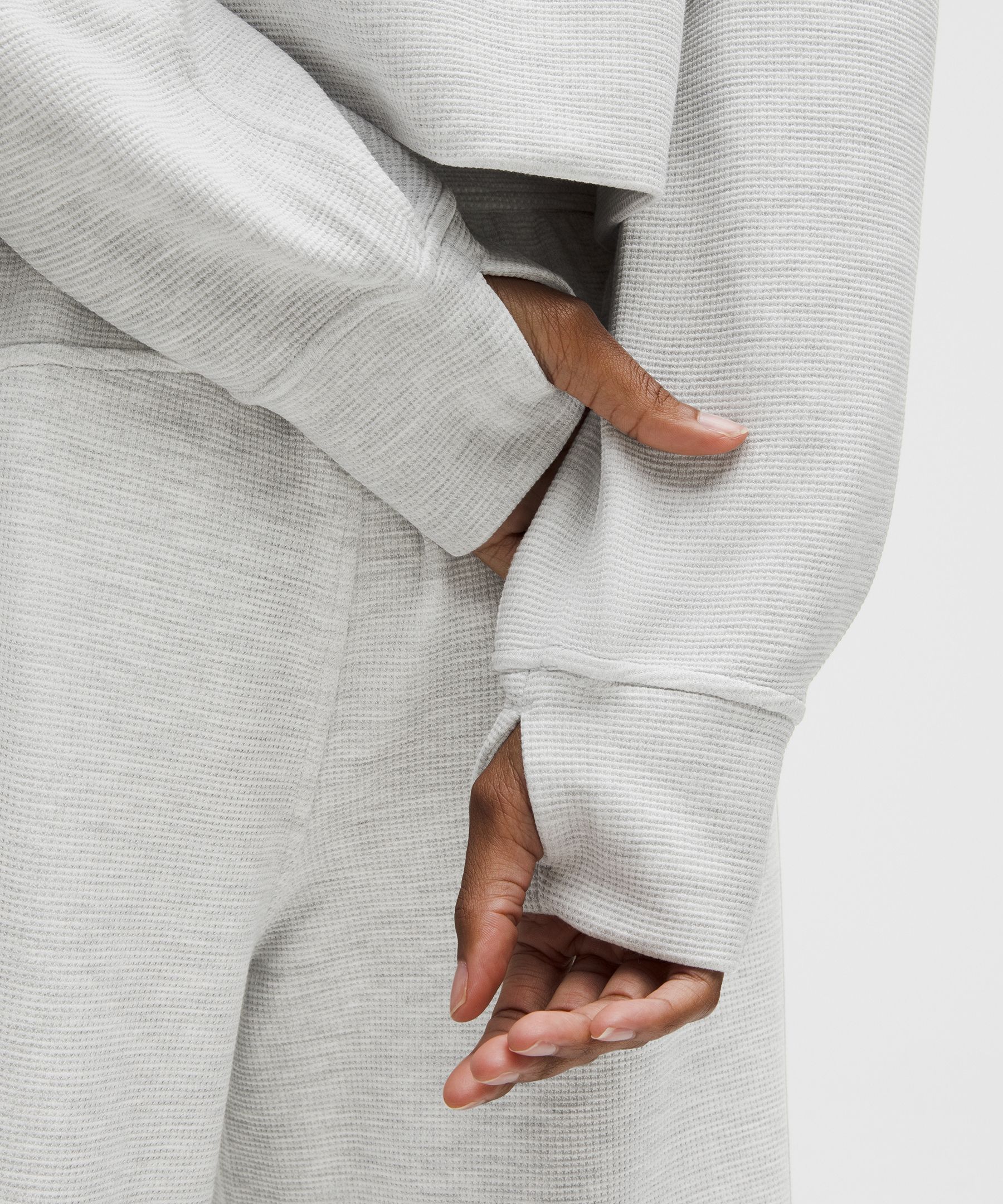 Scuba Oversized Full-Zip Hoodie *Waffle | Women's Hoodies & Sweatshirts