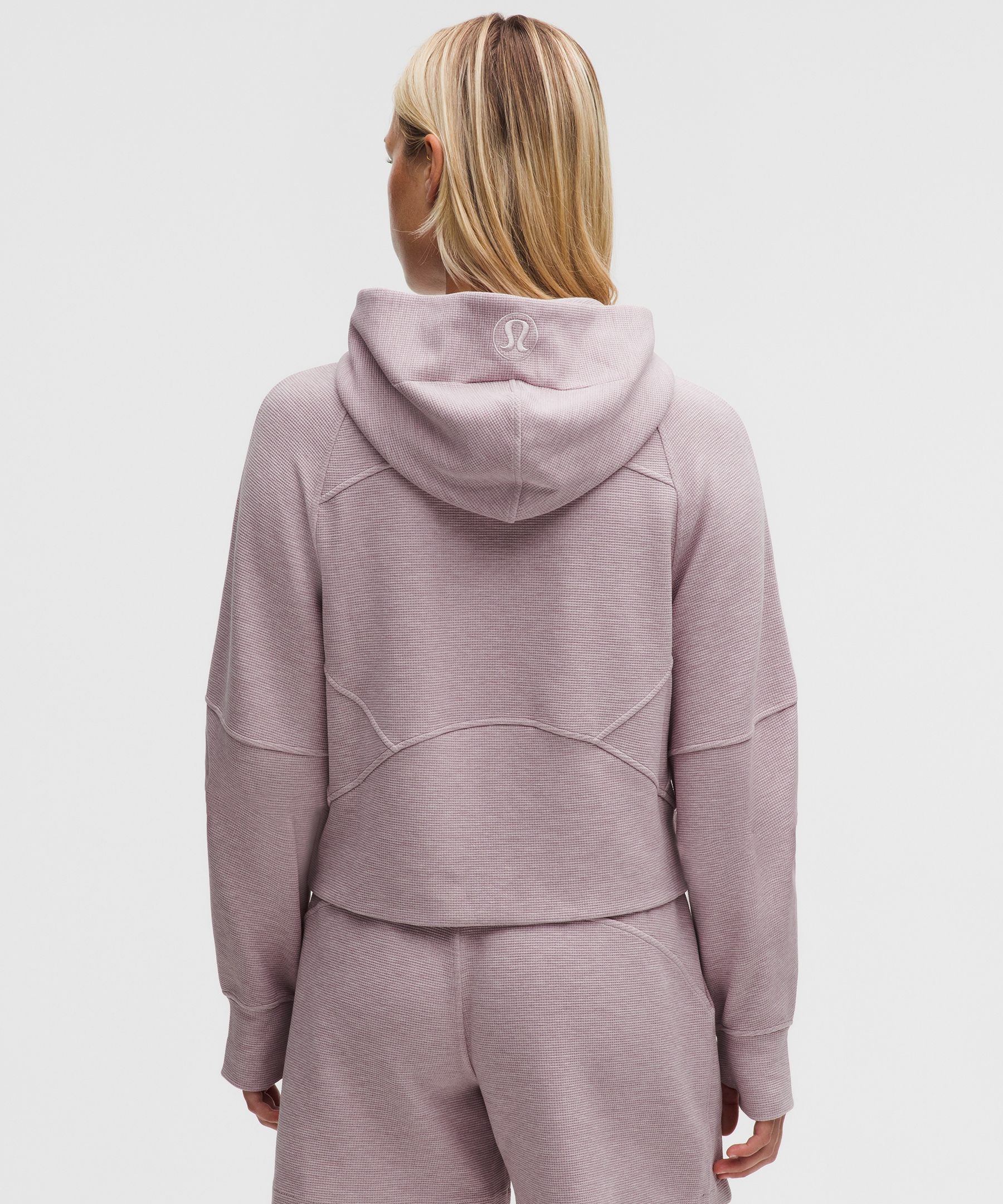 Scuba Oversized Full-Zip Hoodie *Waffle