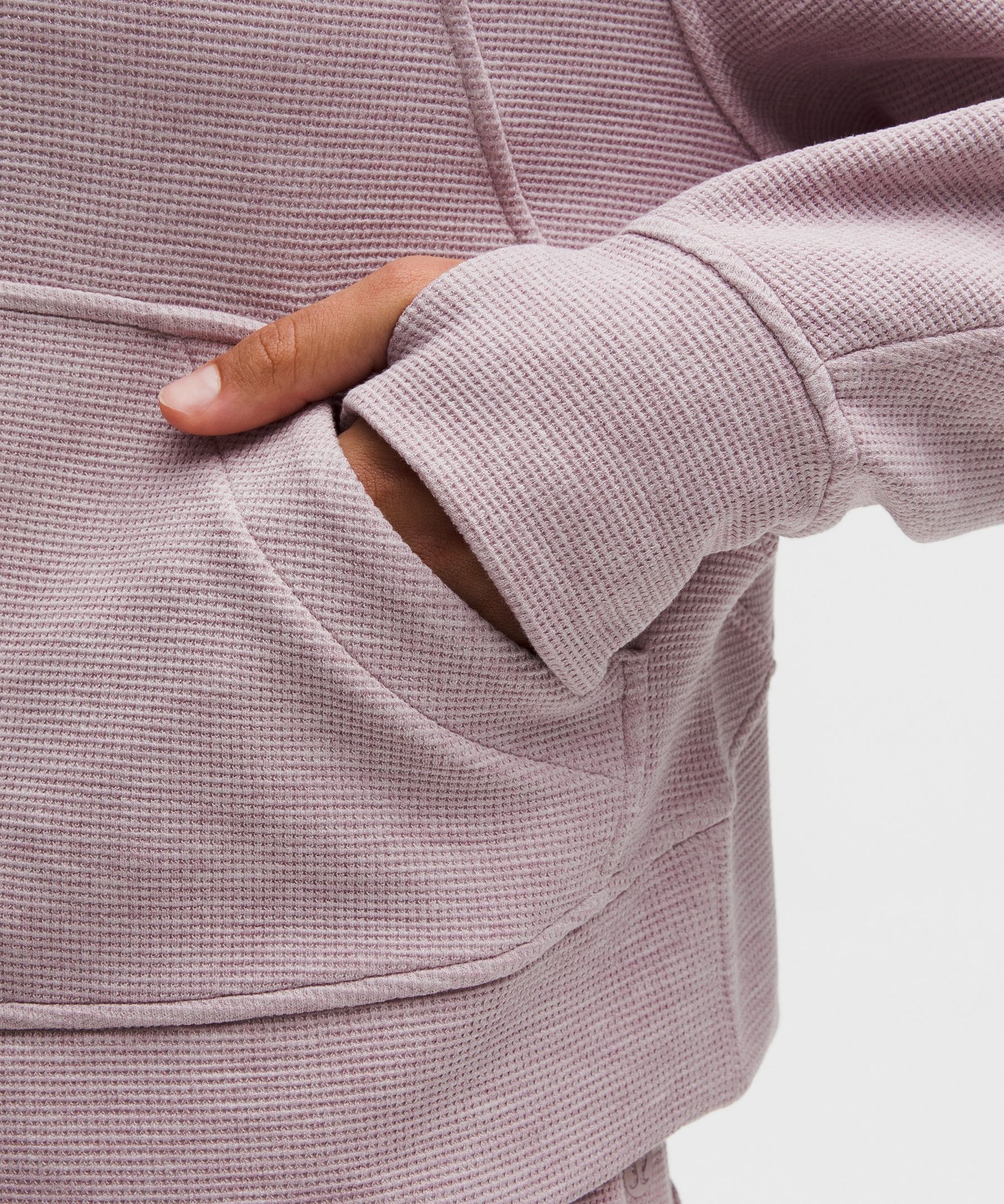 Scuba Oversized Full-Zip Hoodie *Waffle