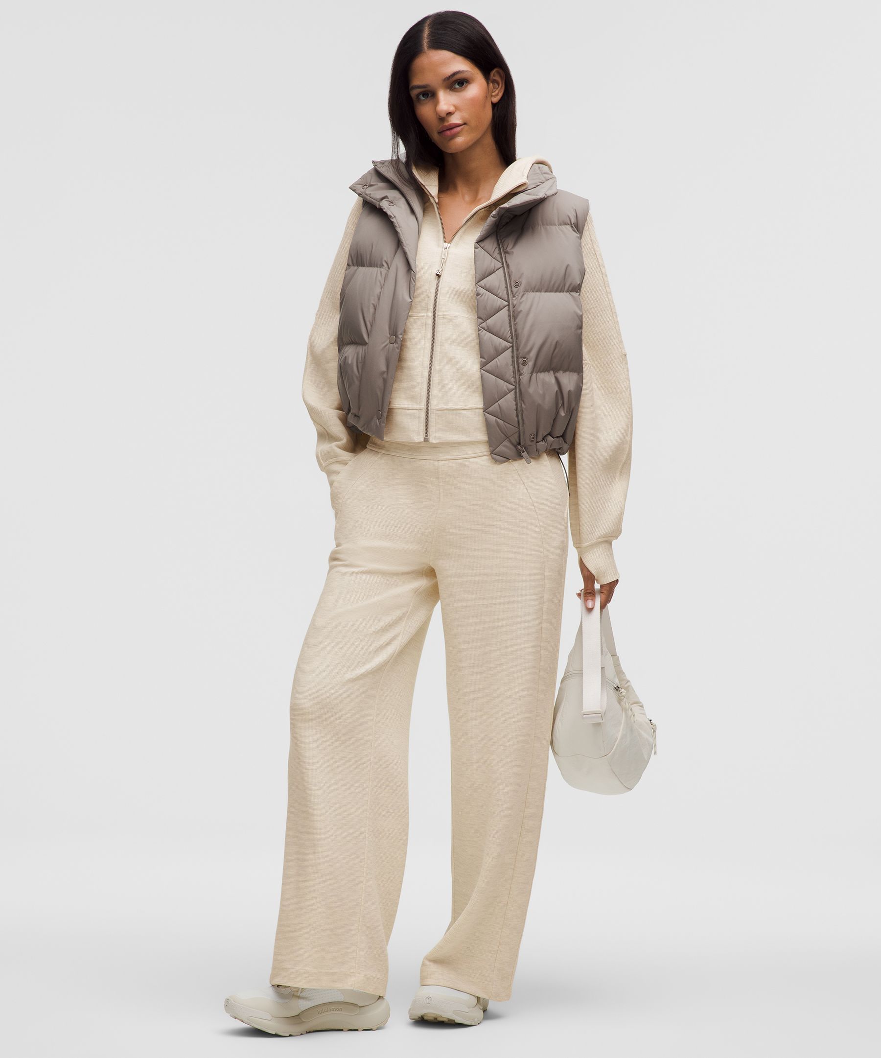 Scuba Oversized Full-Zip Hoodie *Waffle