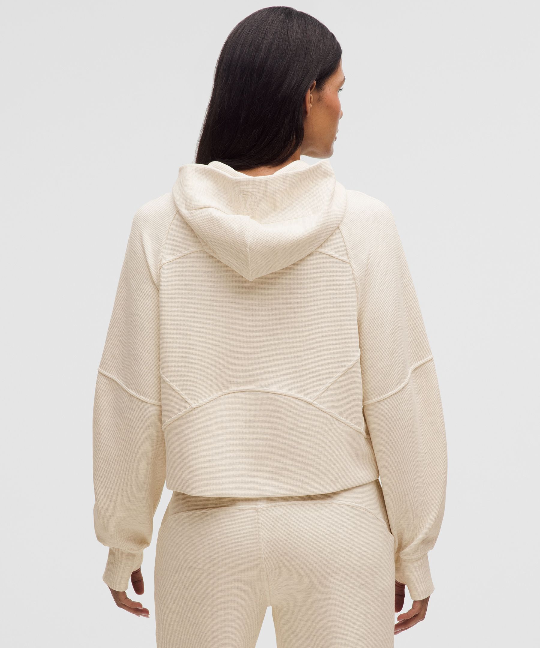 Scuba Oversized Full-Zip Hoodie *Waffle