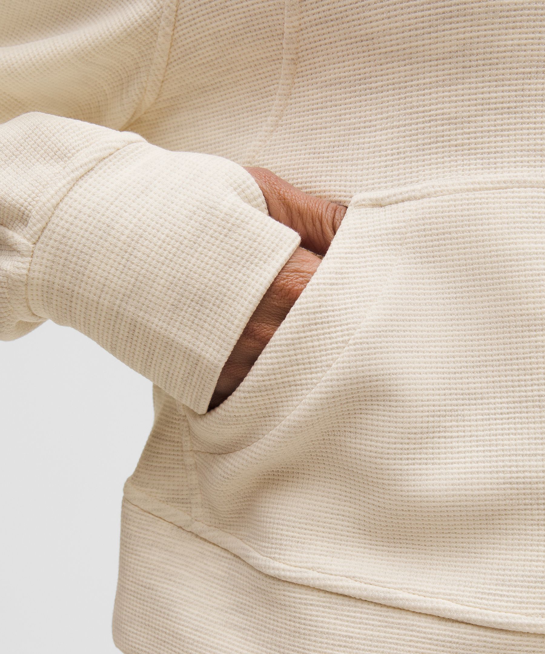 Scuba Oversized Full-Zip Hoodie *Waffle