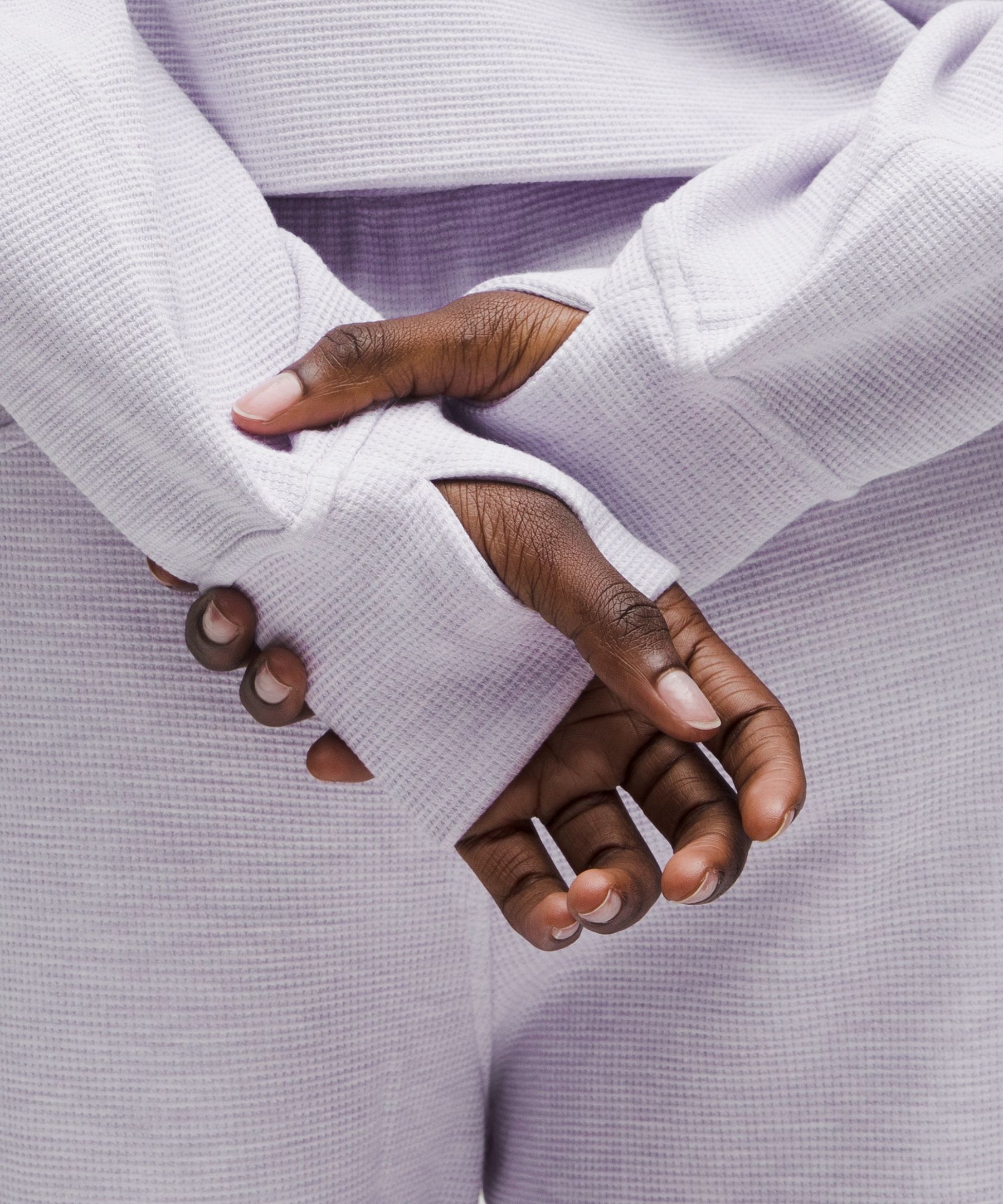 Scuba Oversized Full-Zip Hoodie *Waffle