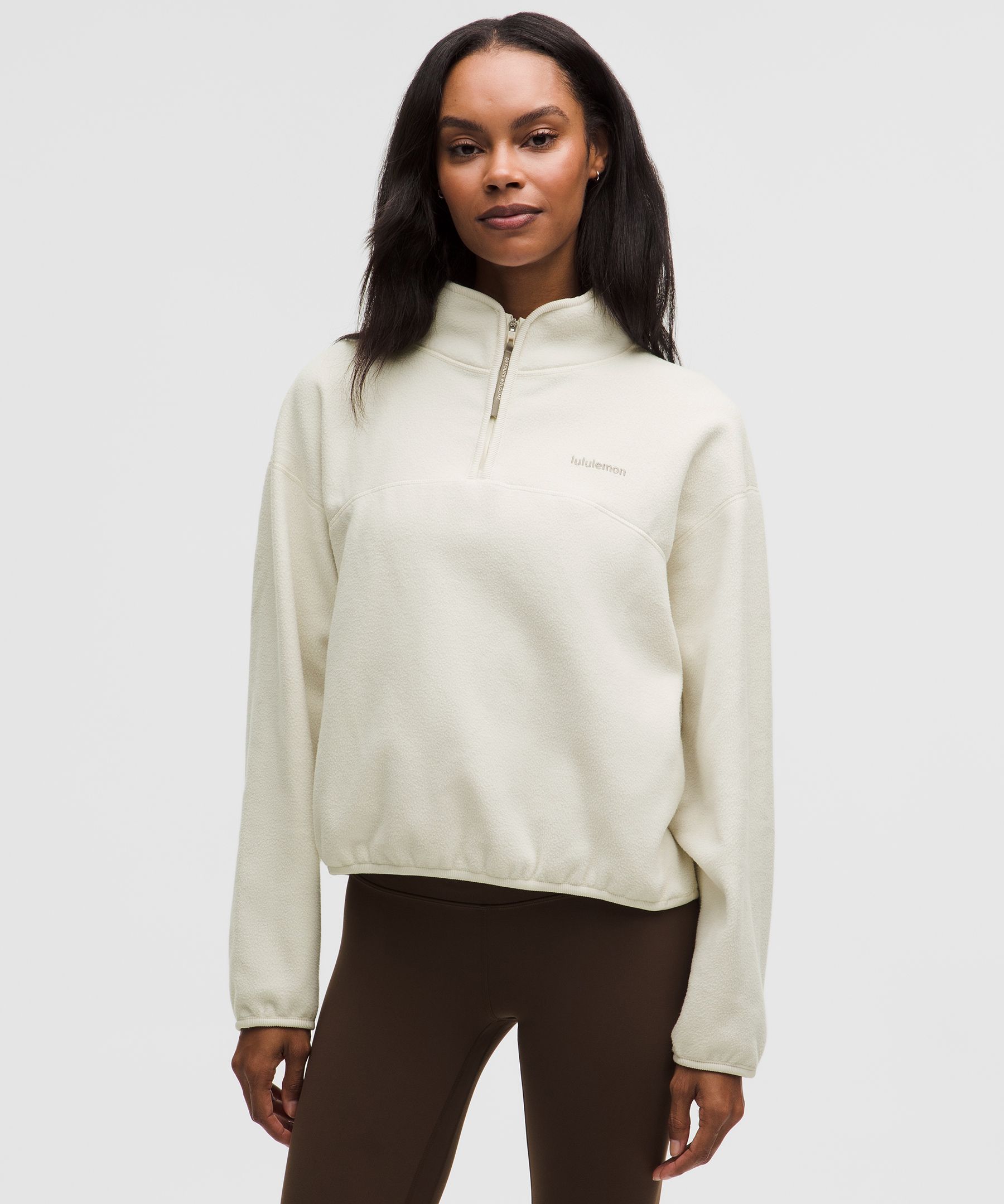 Tumbled Fleece Half-Zip Jacket