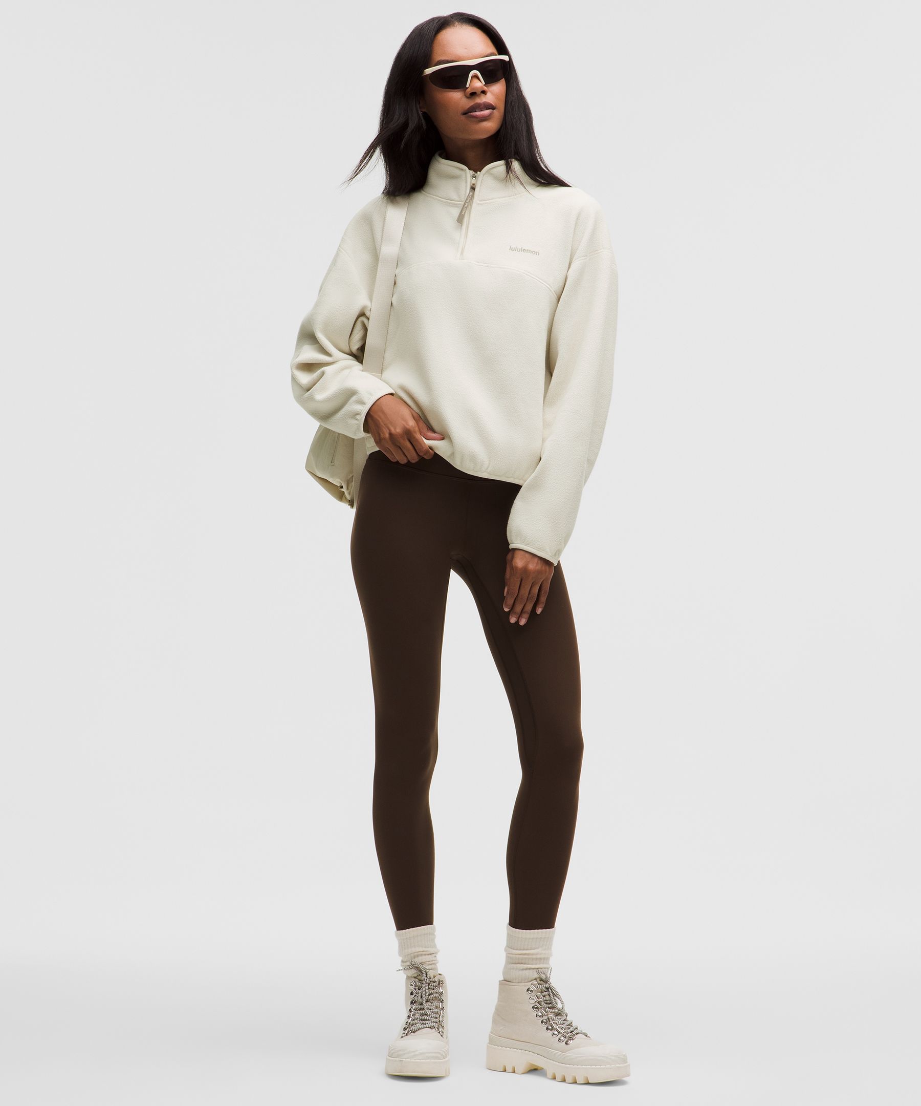 Tumbled Fleece Half-Zip Jacket